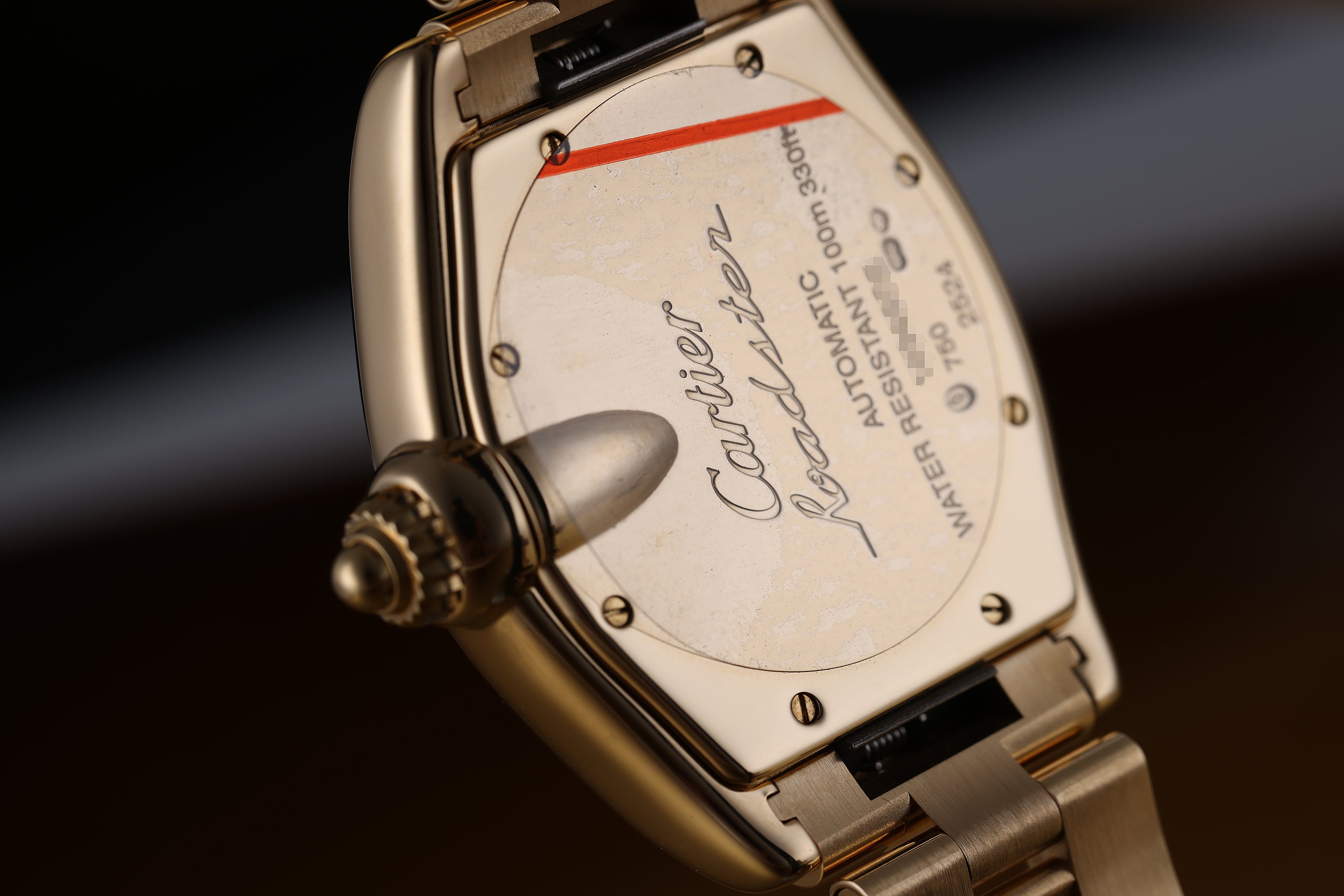 Cartier Roadster | REF. 2524 | Automatic | 18k Yellow Gold | 37mm | Box and papers | 2008