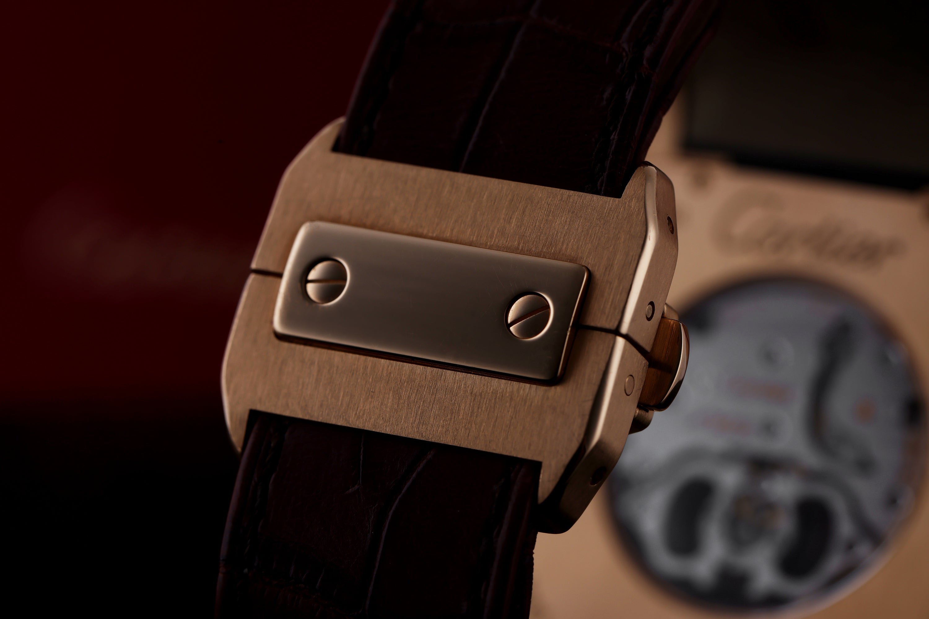 Rare Cartier Santos 100 Flying Tourbillon XL | REF. W2020019 / 3086 | 18k Rose Gold | Manual Wind | Box & Papers | 2012