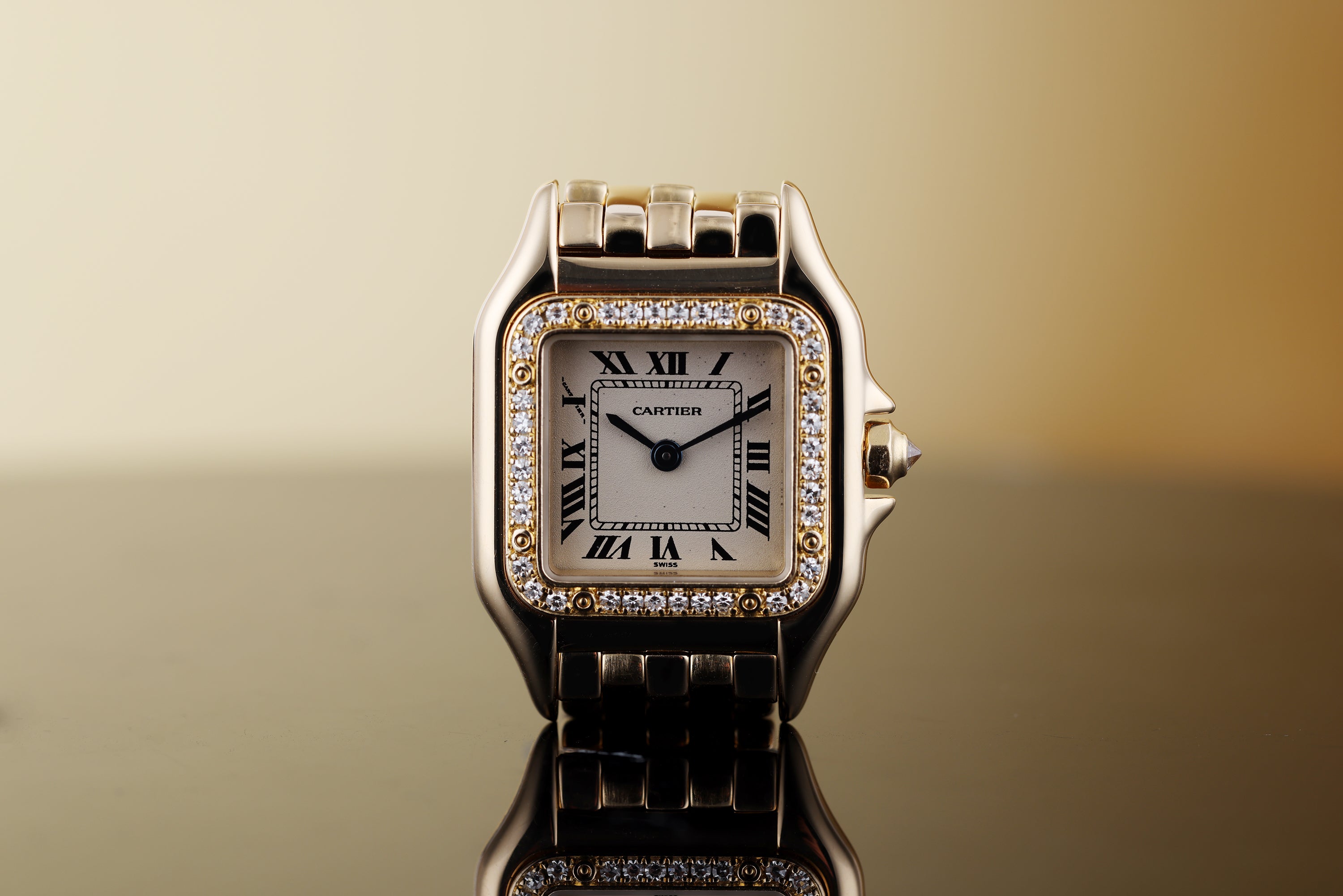Cartier Panthere | REF. 1280 2 | Diamond Bezel | 22mm | 18k Yellow Gold