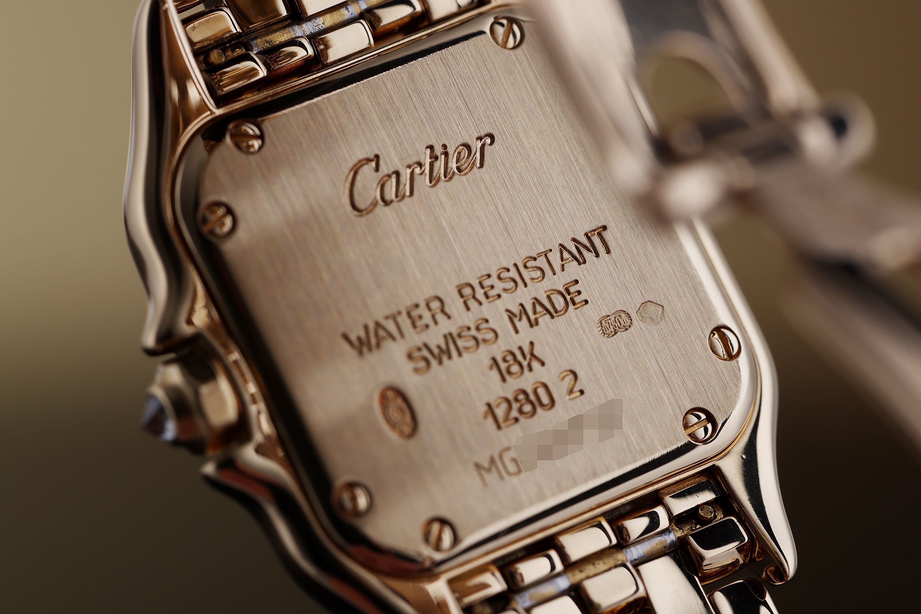 Cartier Panthere | REF. 1280 2 | Diamond Bezel | 22mm | 18k Yellow Gold