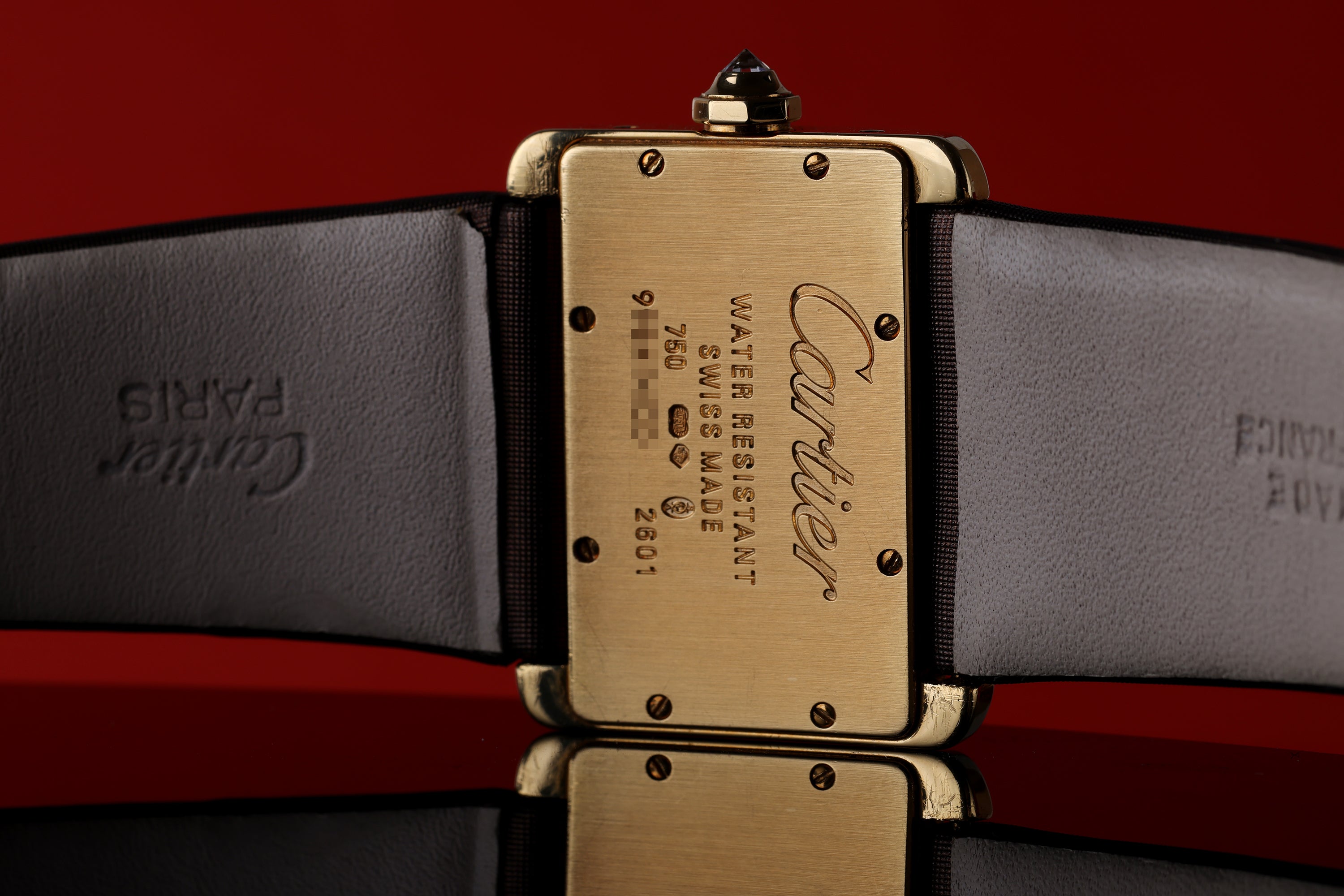Cartier Tank Divan | REF. 2601 | Diamond Bezel | 18k Yellow Gold | 31.5mm | Circa 2000's