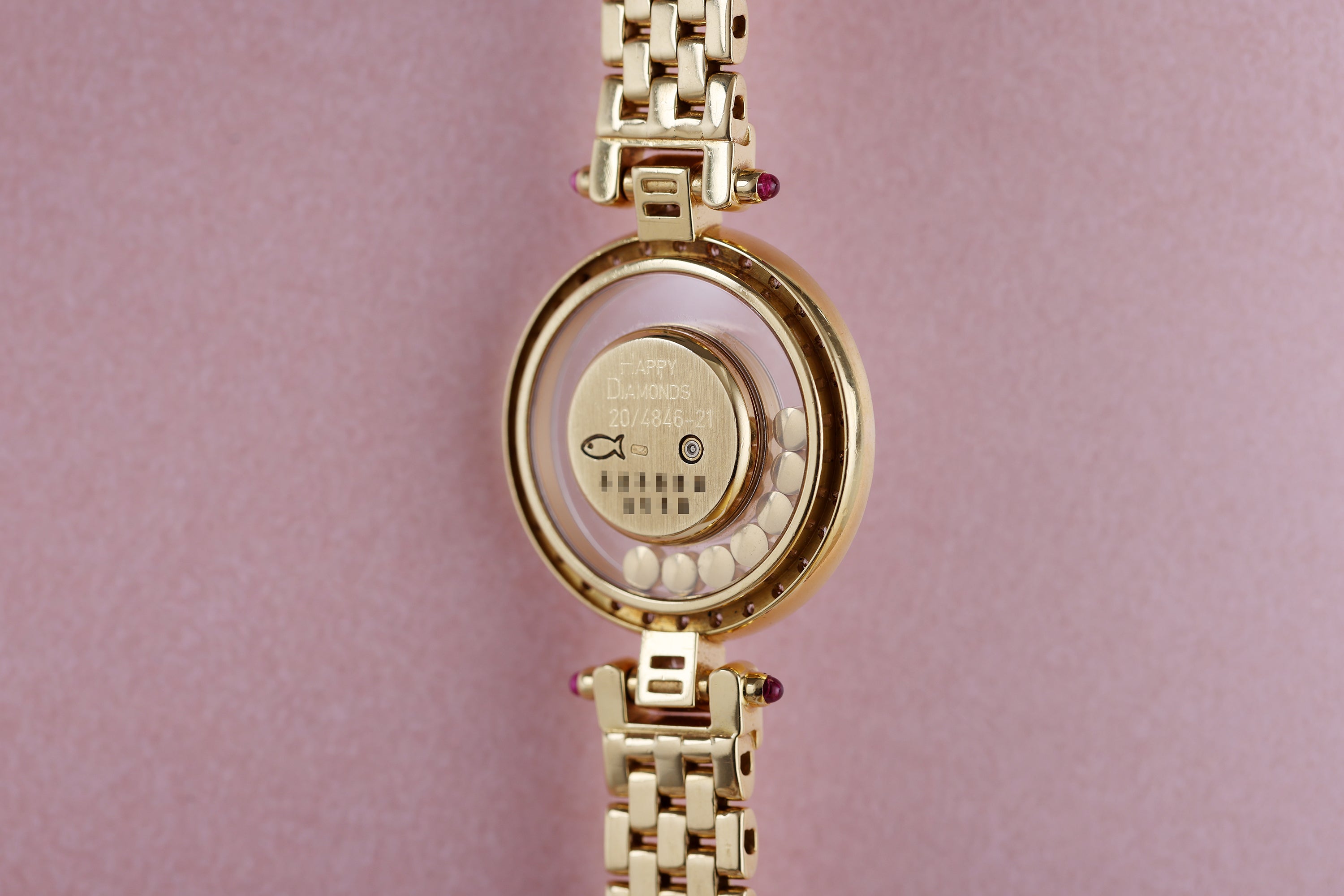 Chopard Happy Diamonds Ladies Watch | REF. 20/4846-21 or 4118 | Brilliant Round & Baguette Diamonds | 18k Yellow Gold