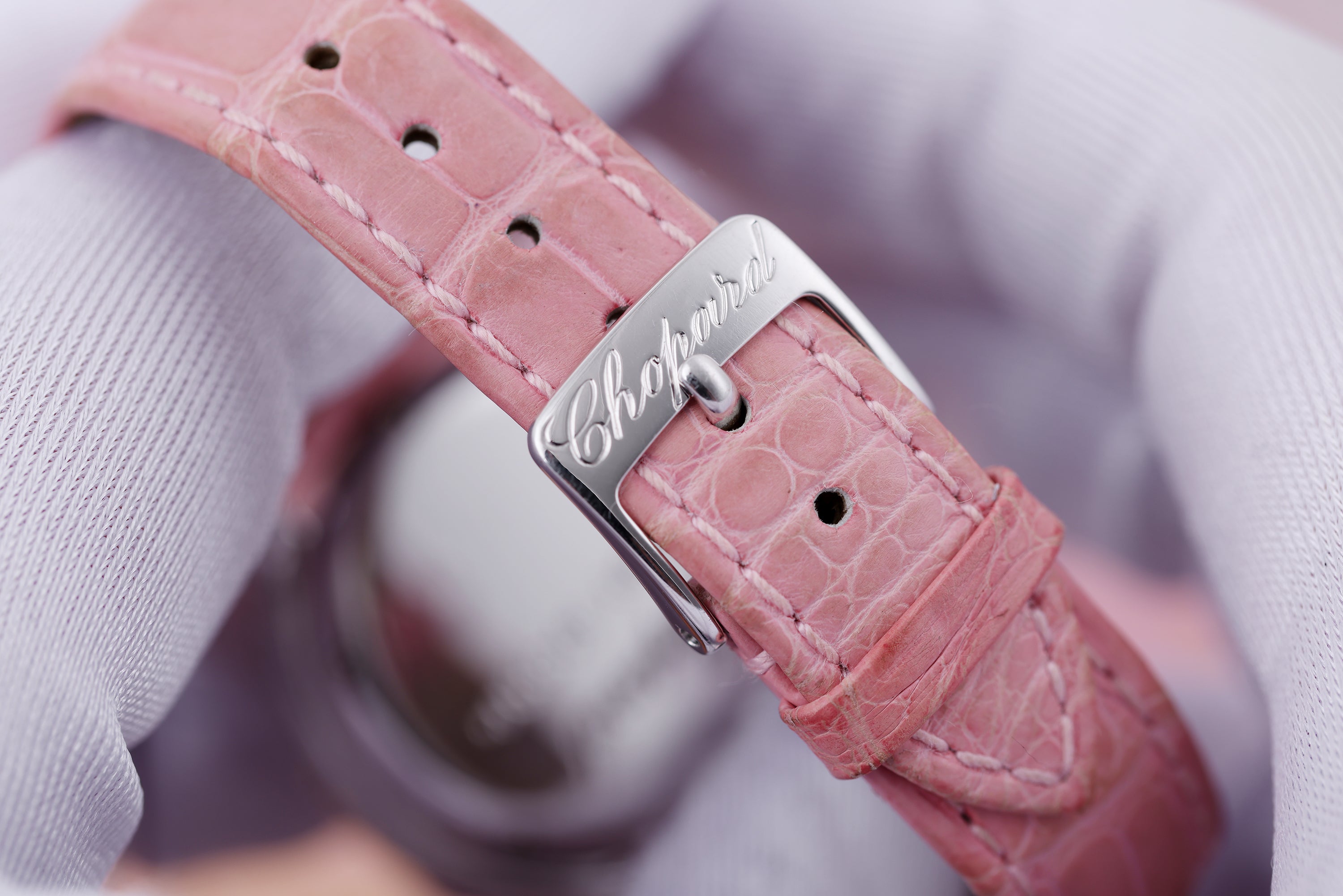 Chopard Happy Sport | REF. 4144 | Pink & White Diamonds | 18k White & Rose Gold