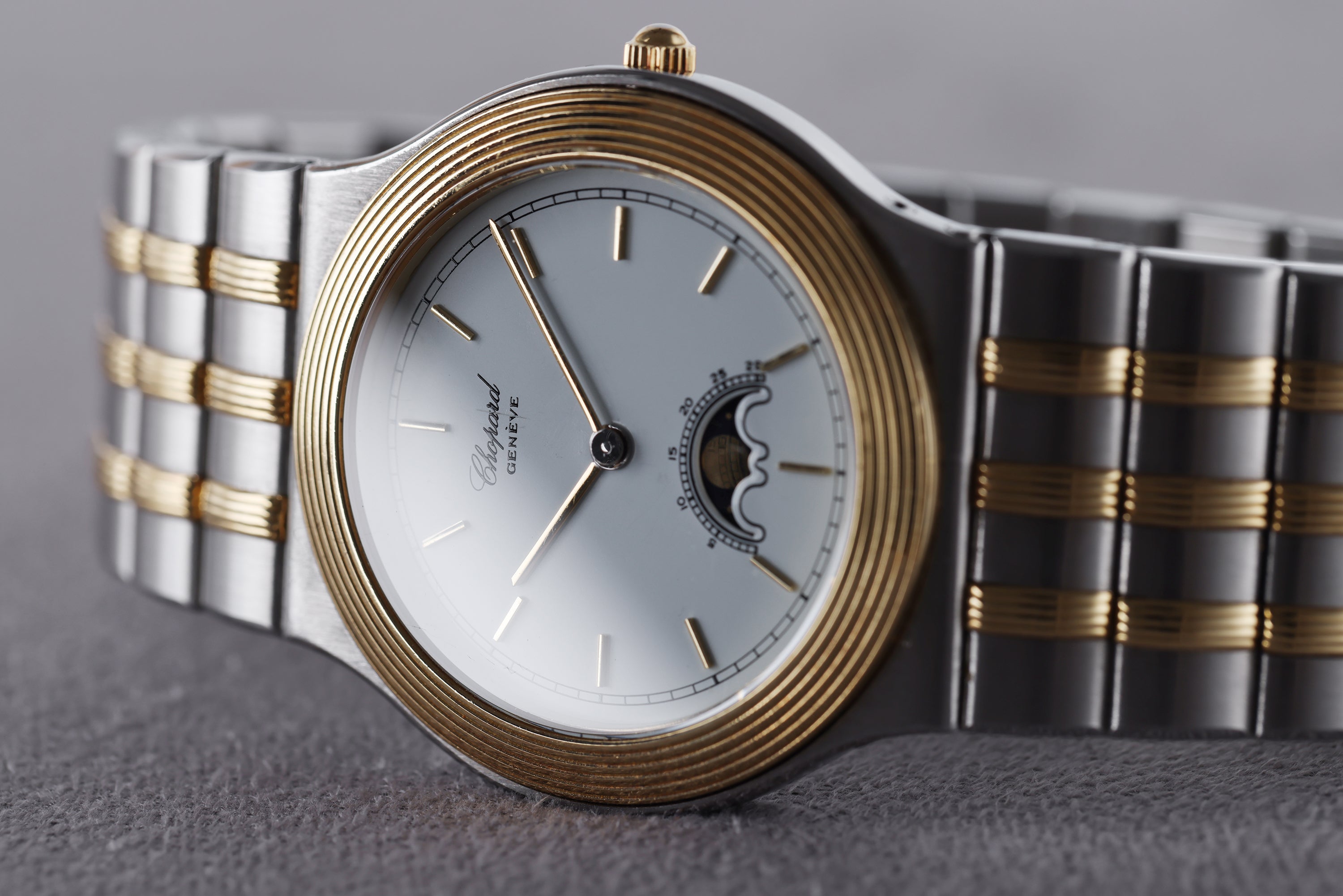 Chopard Lvna D'oro | REF. 8092 | 32mm | Moonphase Display | Stainless Steel & 18k Yellow Gold