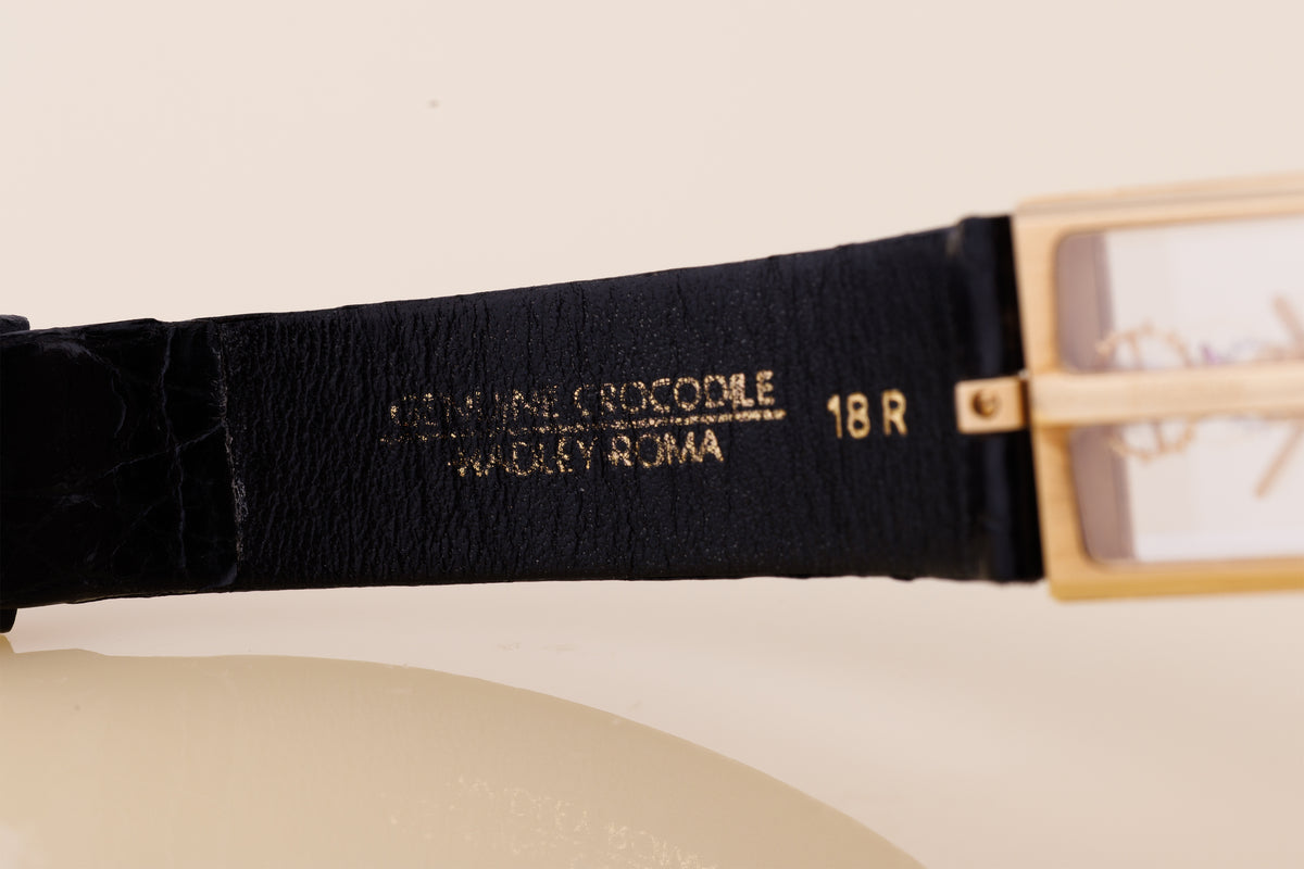 Corum Golden Bridge | REF. 13.206 | Skeletonised Dial | Diamond Bezel | 18k Yellow Gold | 20mm | Manual Wind | 1990's