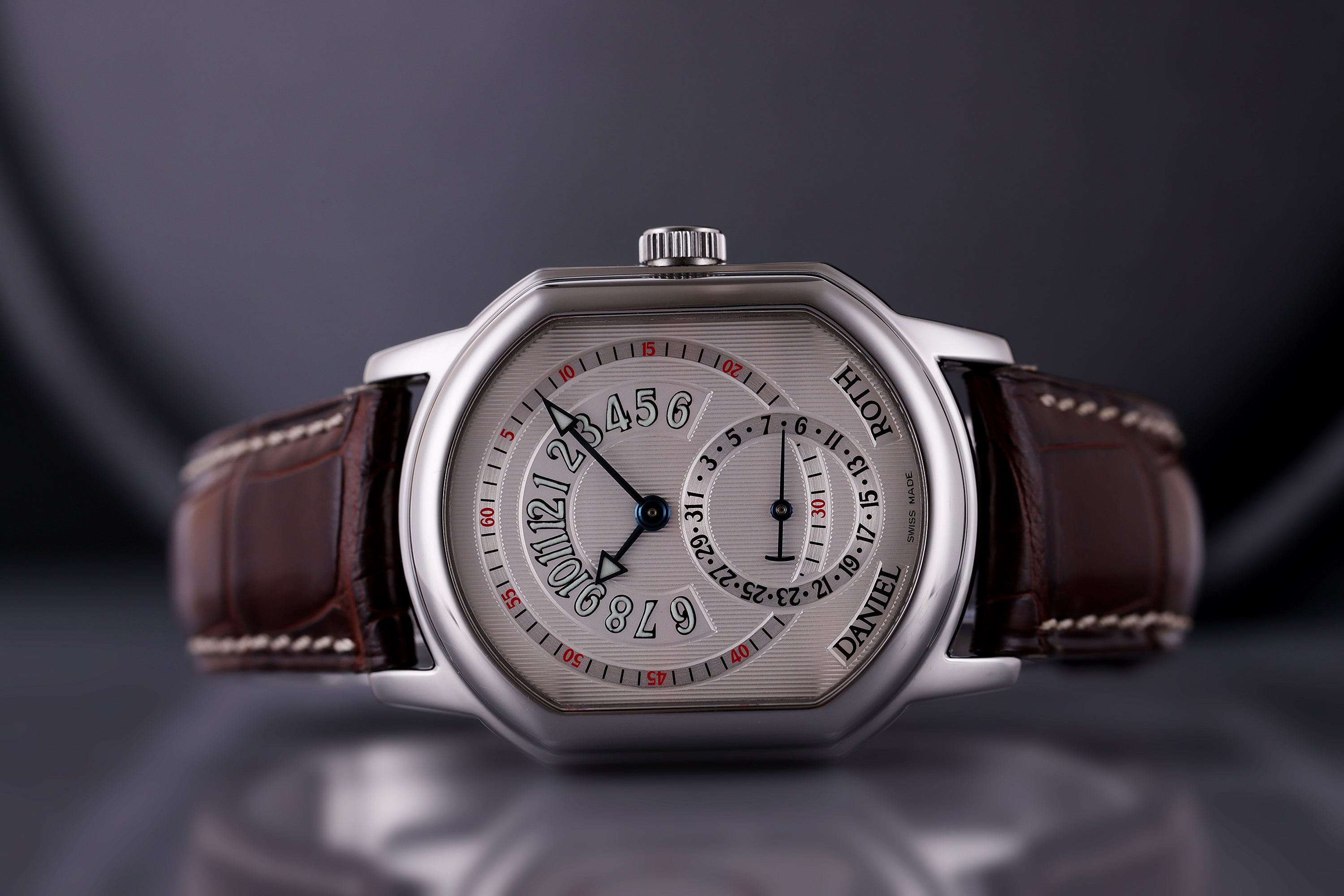 Daniel Roth Premier Retrograde | REF. 807.L.10 | Date | Stainless Steel | 35mm | Box