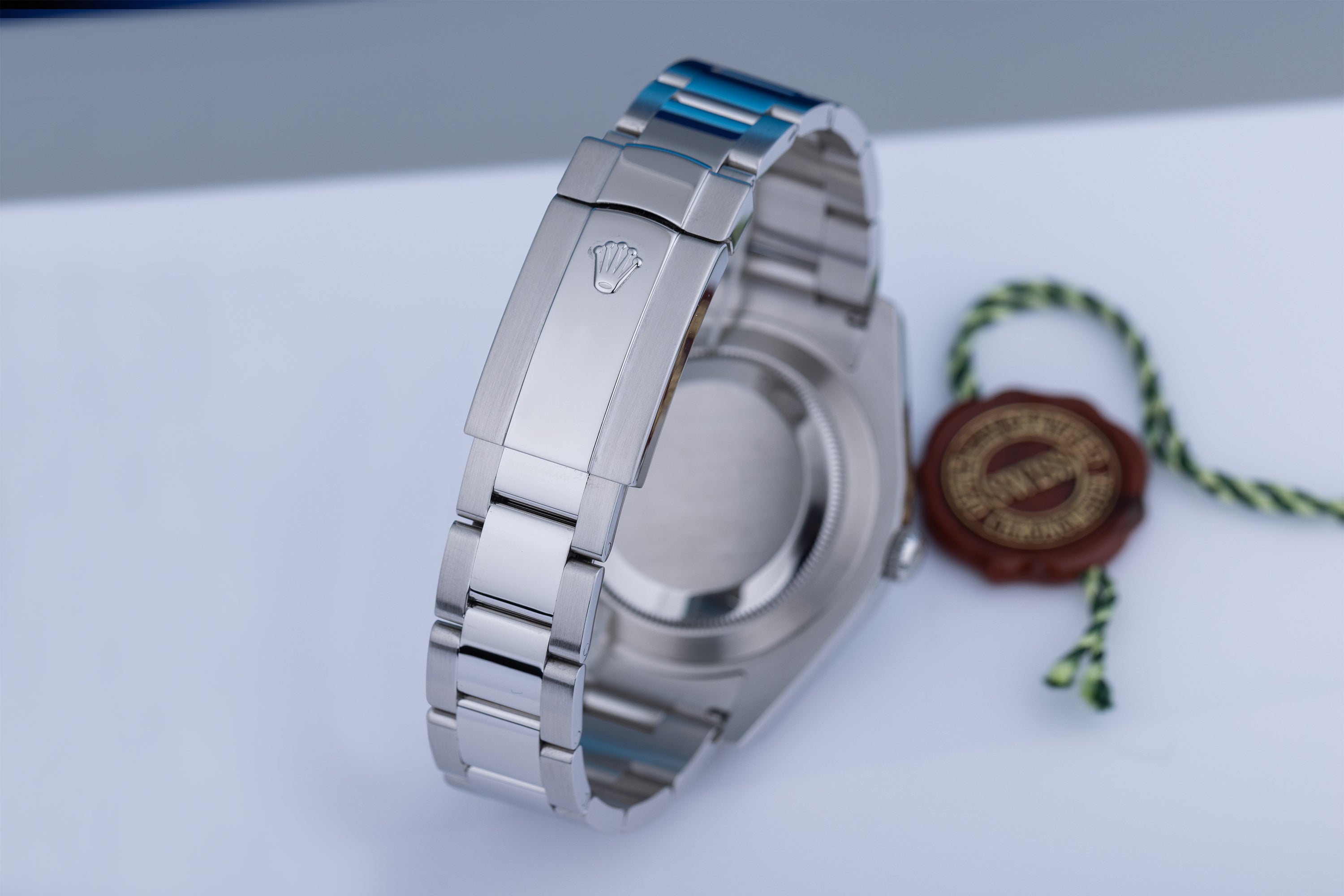 Rolex DateJust 41mm | REF. 116334 | Blue Roman Dial | Box & Papers | 2014 | Stainless Steel & 18k White Gold Bezel