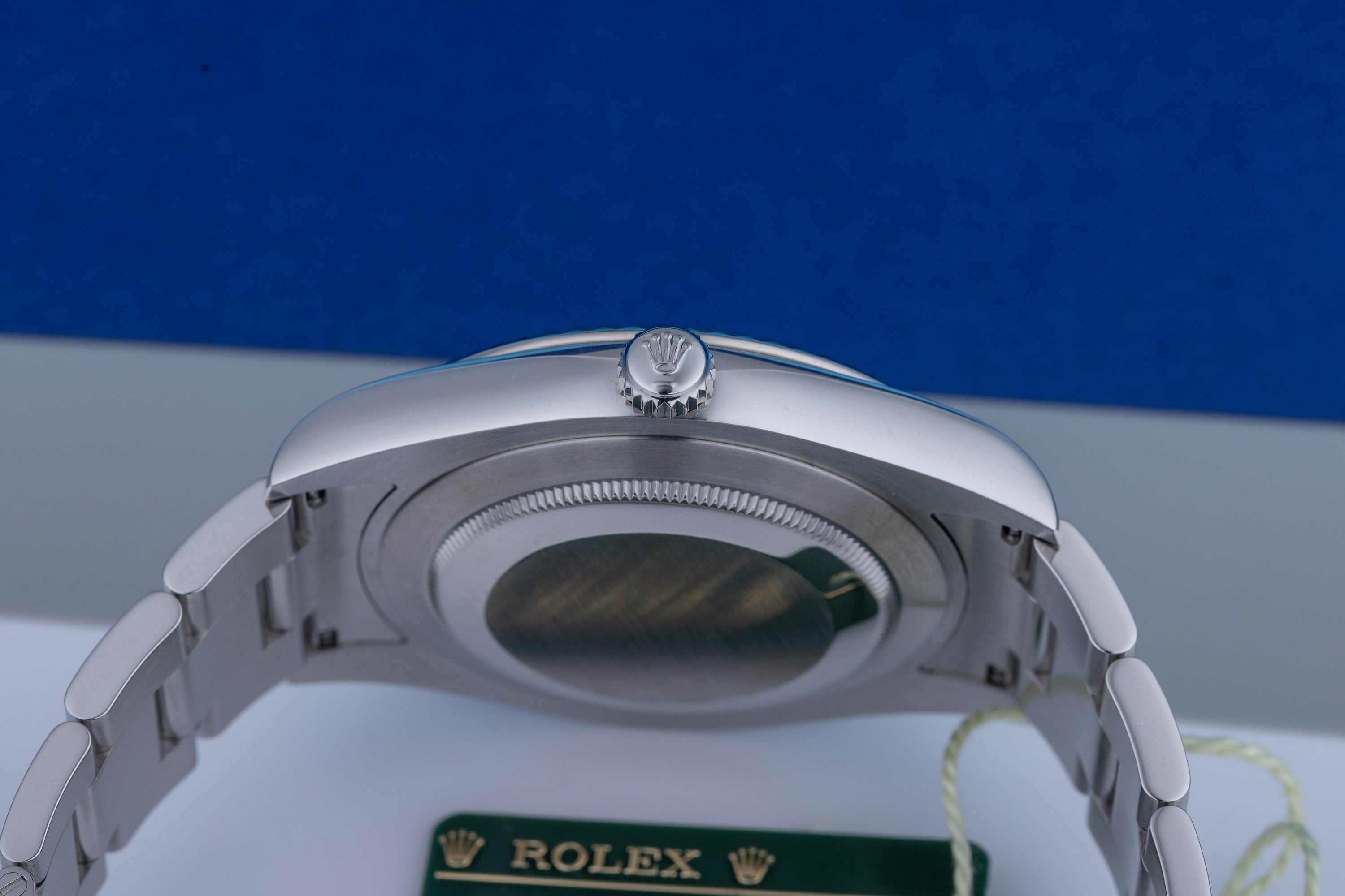 Rolex DateJust 41mm | REF. 116334 | Blue Roman Dial | Box & Papers | 2014 | Stainless Steel & 18k White Gold Bezel