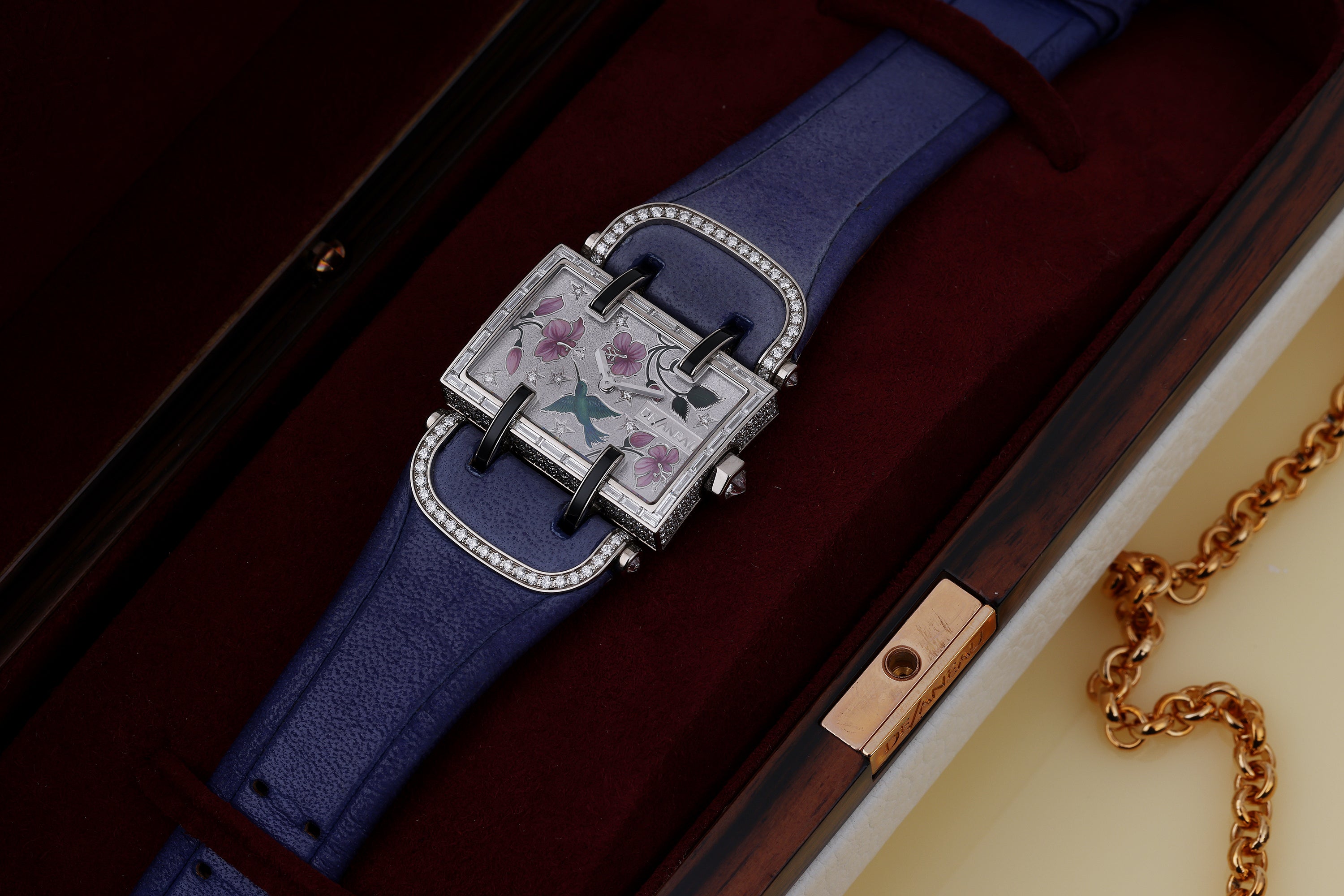 DeLaneau | Atame Colibri | REF. ATAD120.CO WG 78 COL04 02 CAS | 1 OF 2 | 18k White Gold | Box & Papers | RRP £119,900