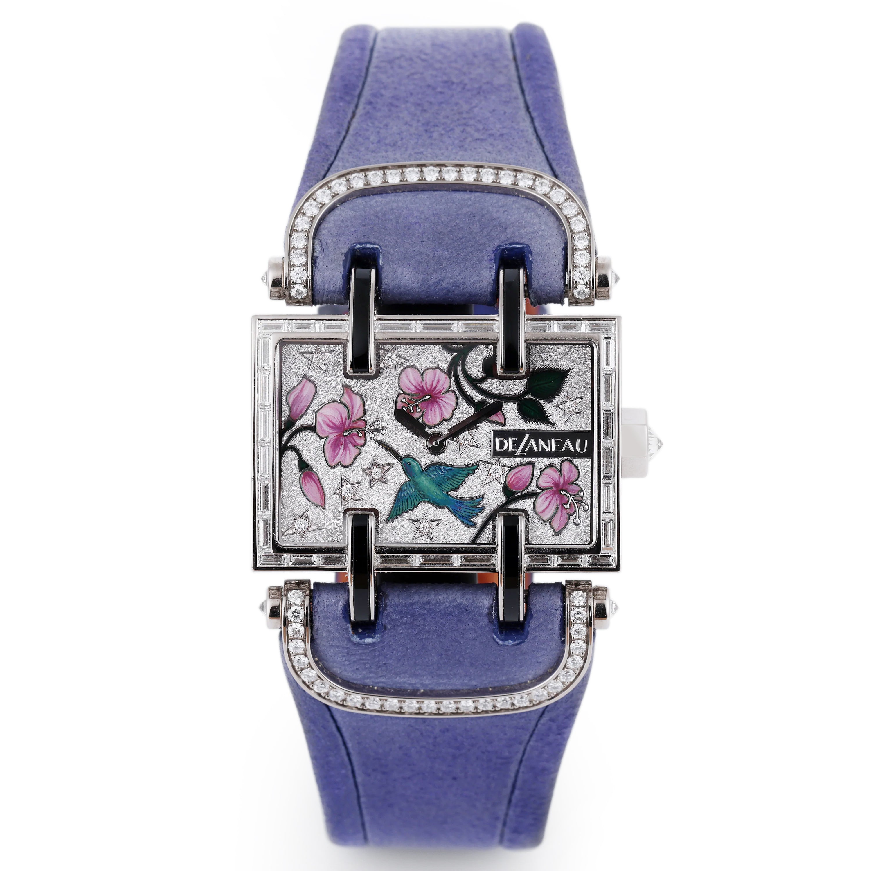 DeLaneau | Atame Colibri | REF. ATAD120.CO WG 78 COL04 02 CAS | 1 OF 2 | 18k White Gold | Box & Papers | RRP £119,900