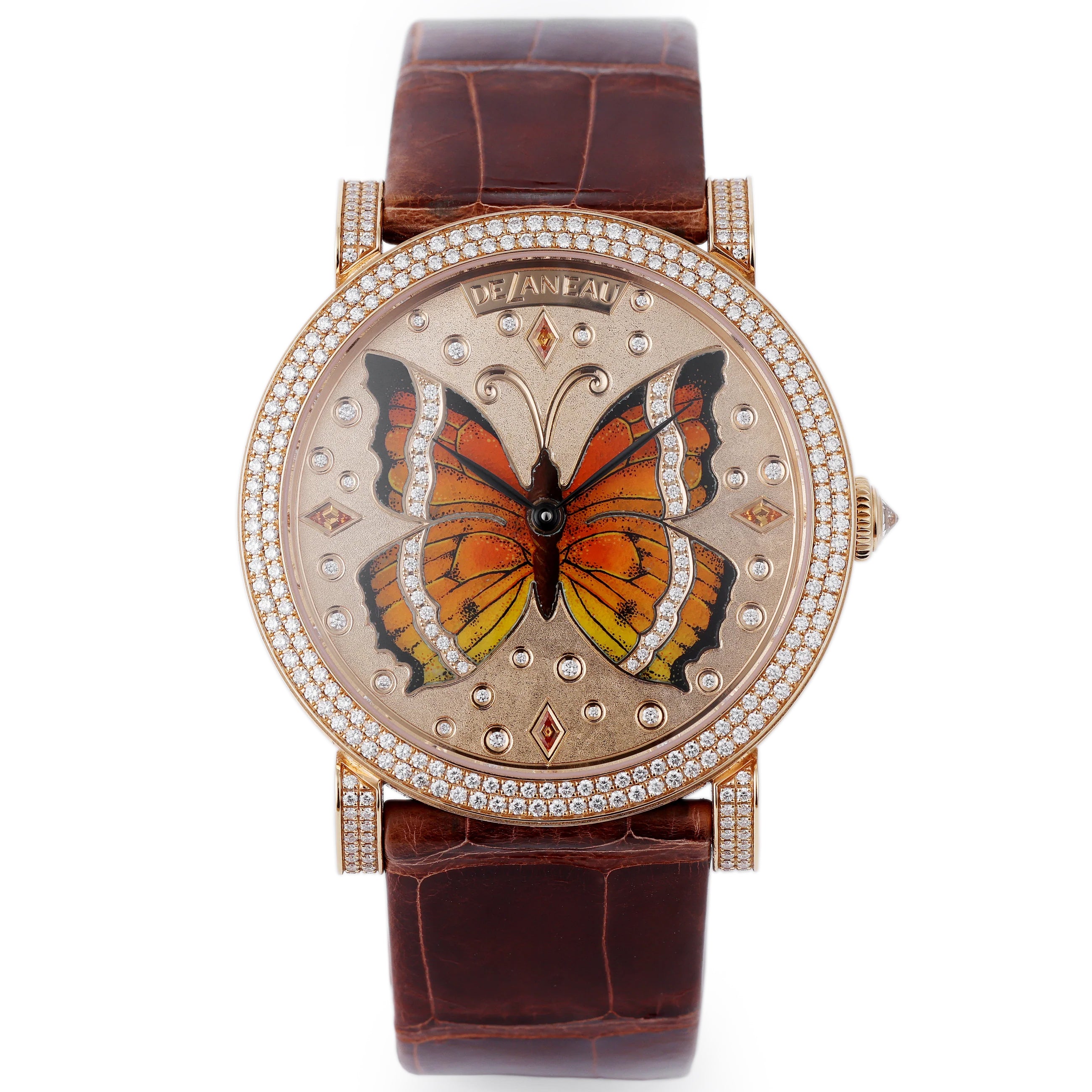 DeLaneau | Amazone Papillon Danaus | REF. XRD3D104 RG 58 PA001 09 CDS | Piece Unique | 18k Rose Gold | Box & Papers | RRP £104,500