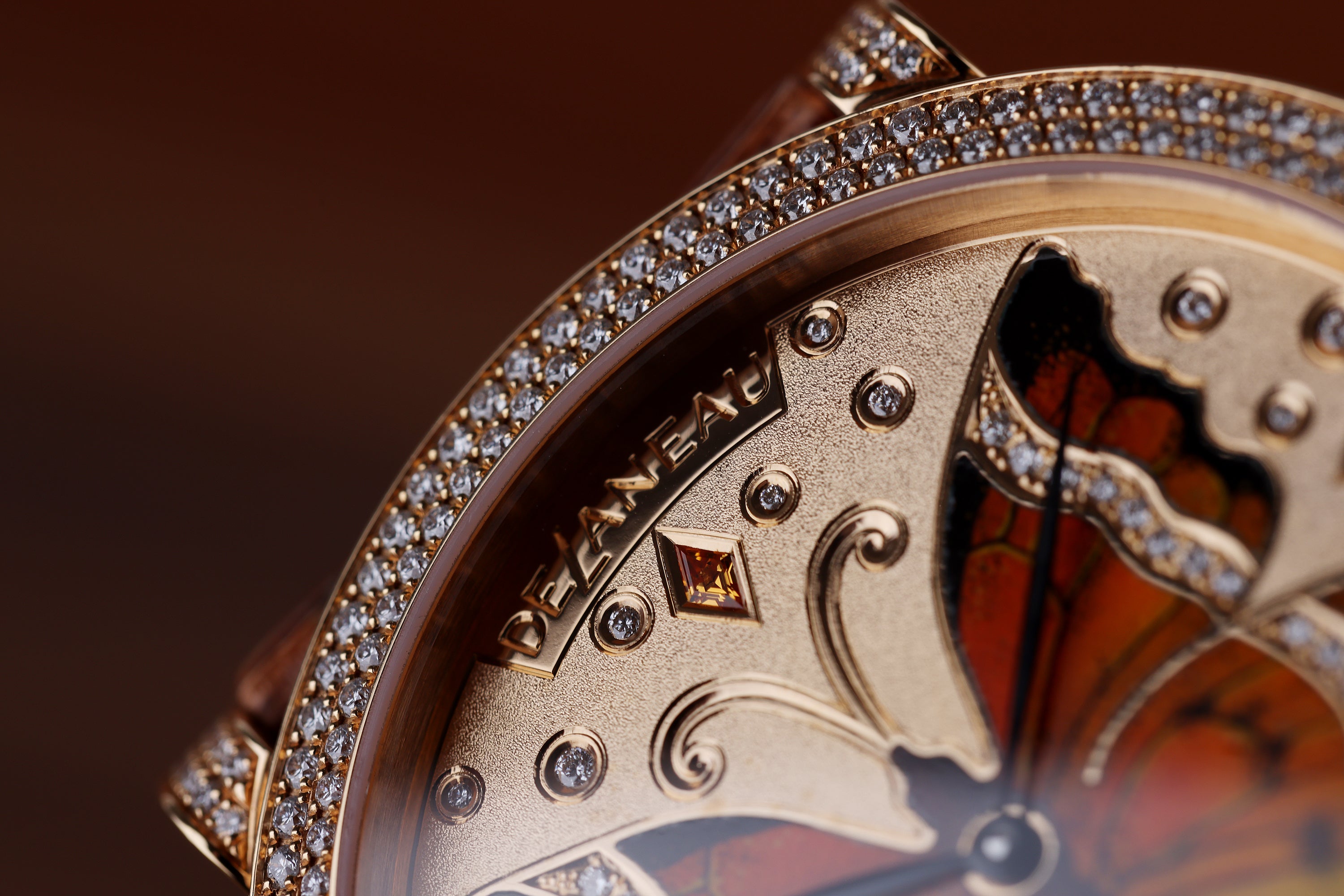 DeLaneau | Amazone Papillon Danaus | REF. XRD3D104 RG 58 PA001 09 CDS | Piece Unique | 18k Rose Gold | Box & Papers | RRP £104,500