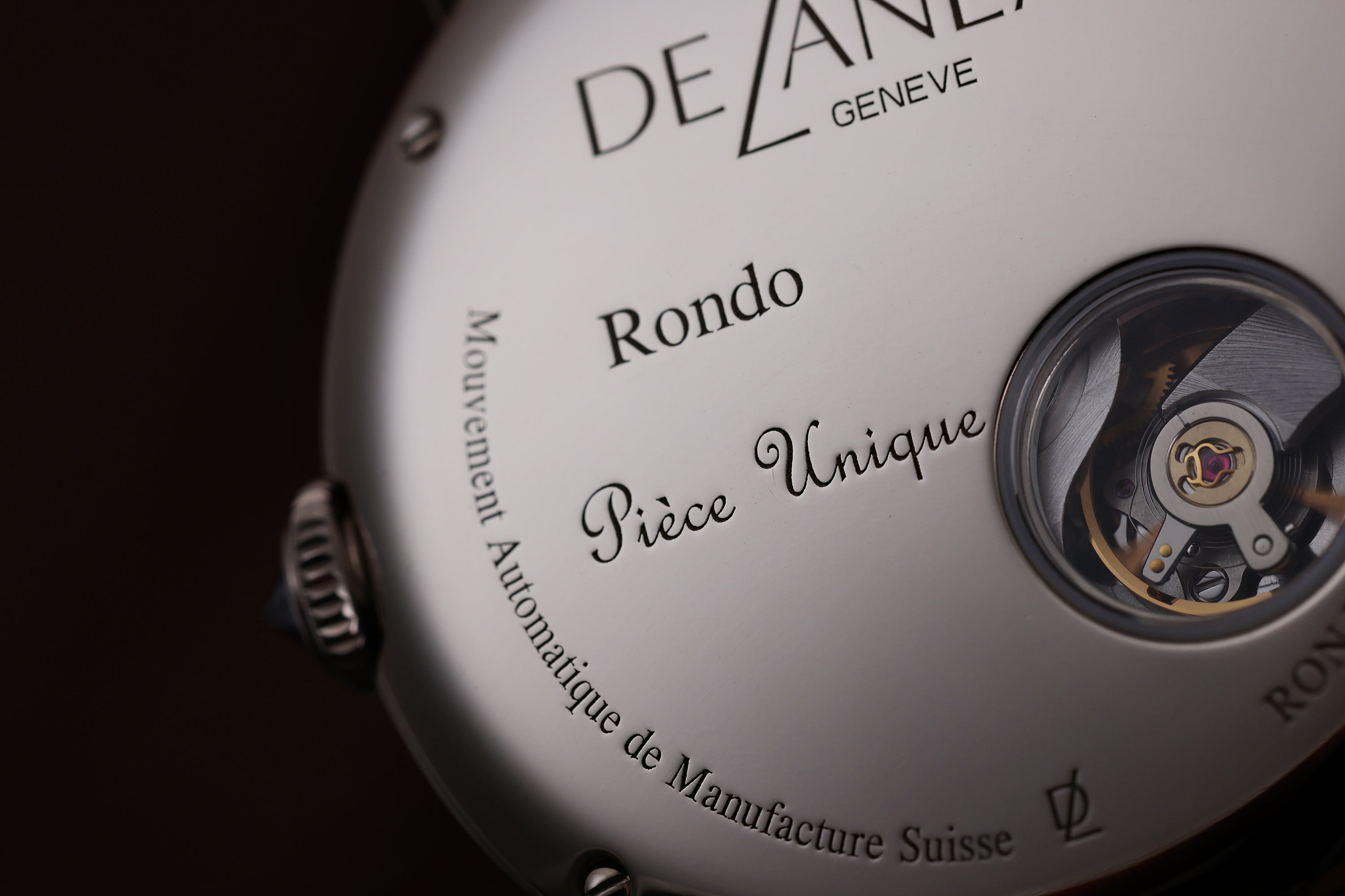 DeLaneau | Rondo 36 Blue Butterfly Wing | REF. RON36123 WG PAP02 | Piece Unique | 18k White Gold | Box & Papers | RRP £85,900