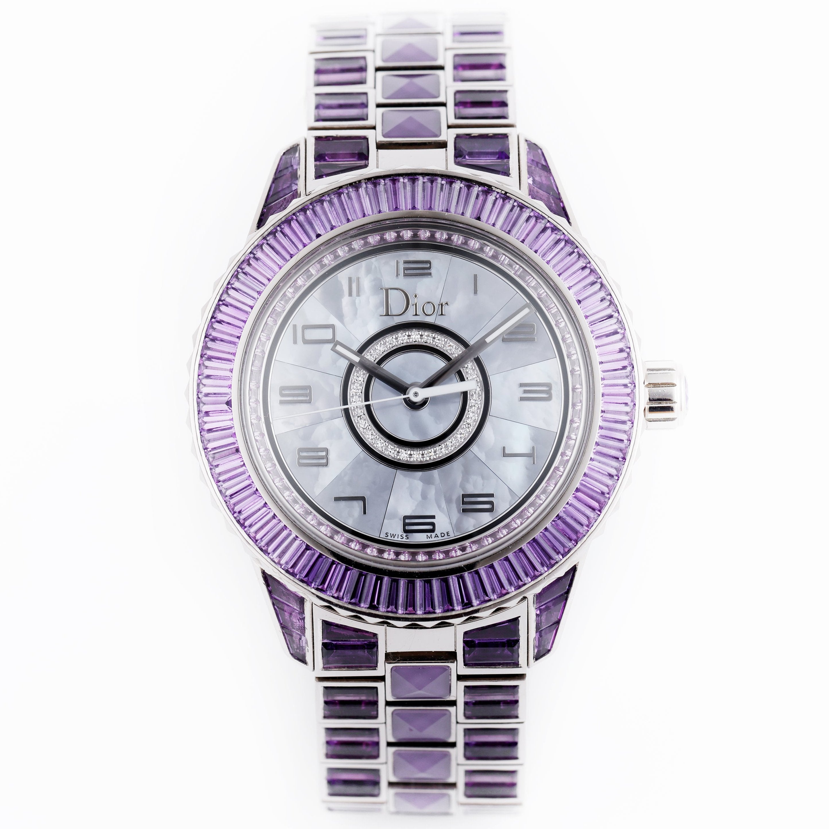 Dior Christal "Amethyst" | REF. CD11456M001 | Mother of Pearl, Pink Sapphires, Diamonds & Amethysts | Limited to 25 Pieces | 18k White Gold
