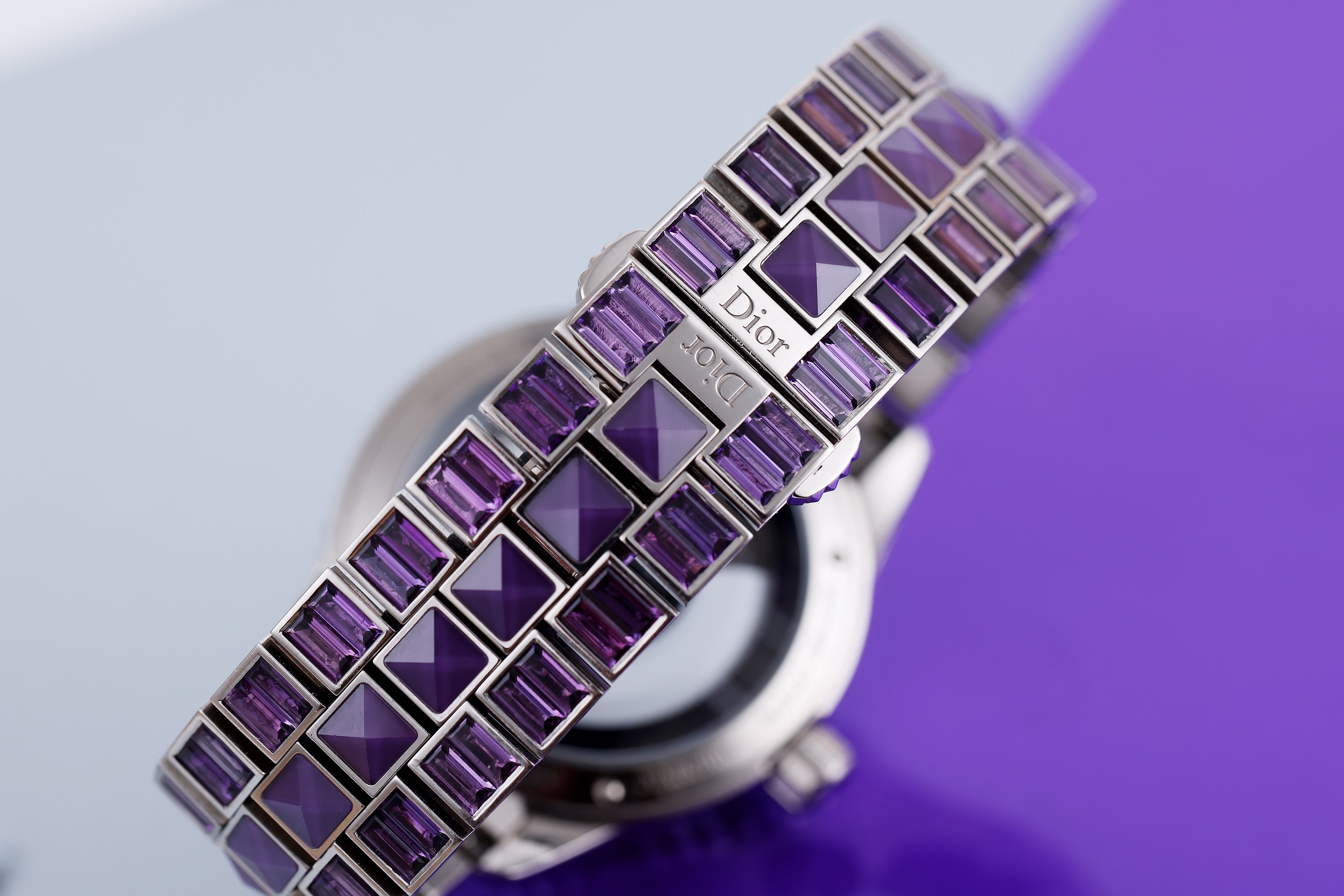 Dior Christal "Amethyst" | REF. CD11456M001 | Mother of Pearl, Pink Sapphires, Diamonds & Amethysts | Limited to 25 Pieces | 18k White Gold