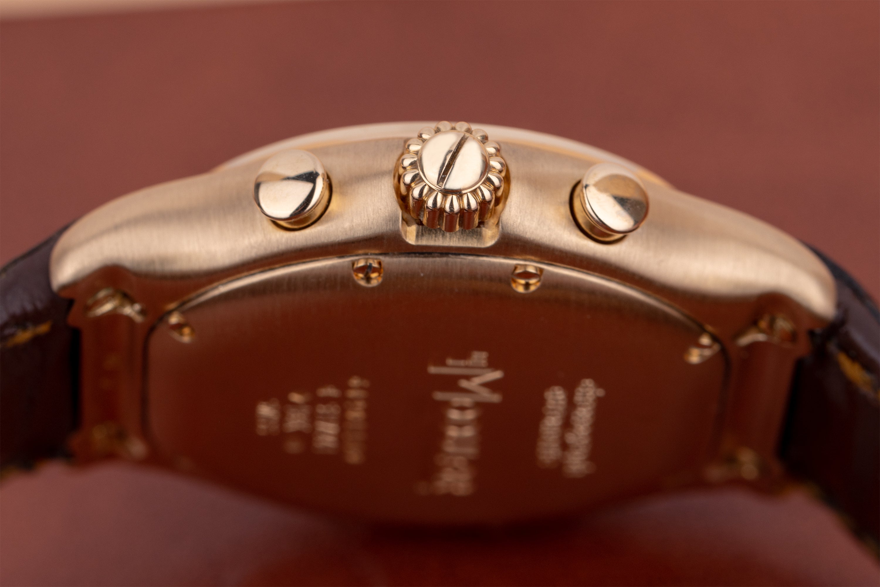 Ebel Le Modular Chronograph | REF. E 5137241 | Champagne Rose Gold & White Dial | 18k Rose Gold | 1990s