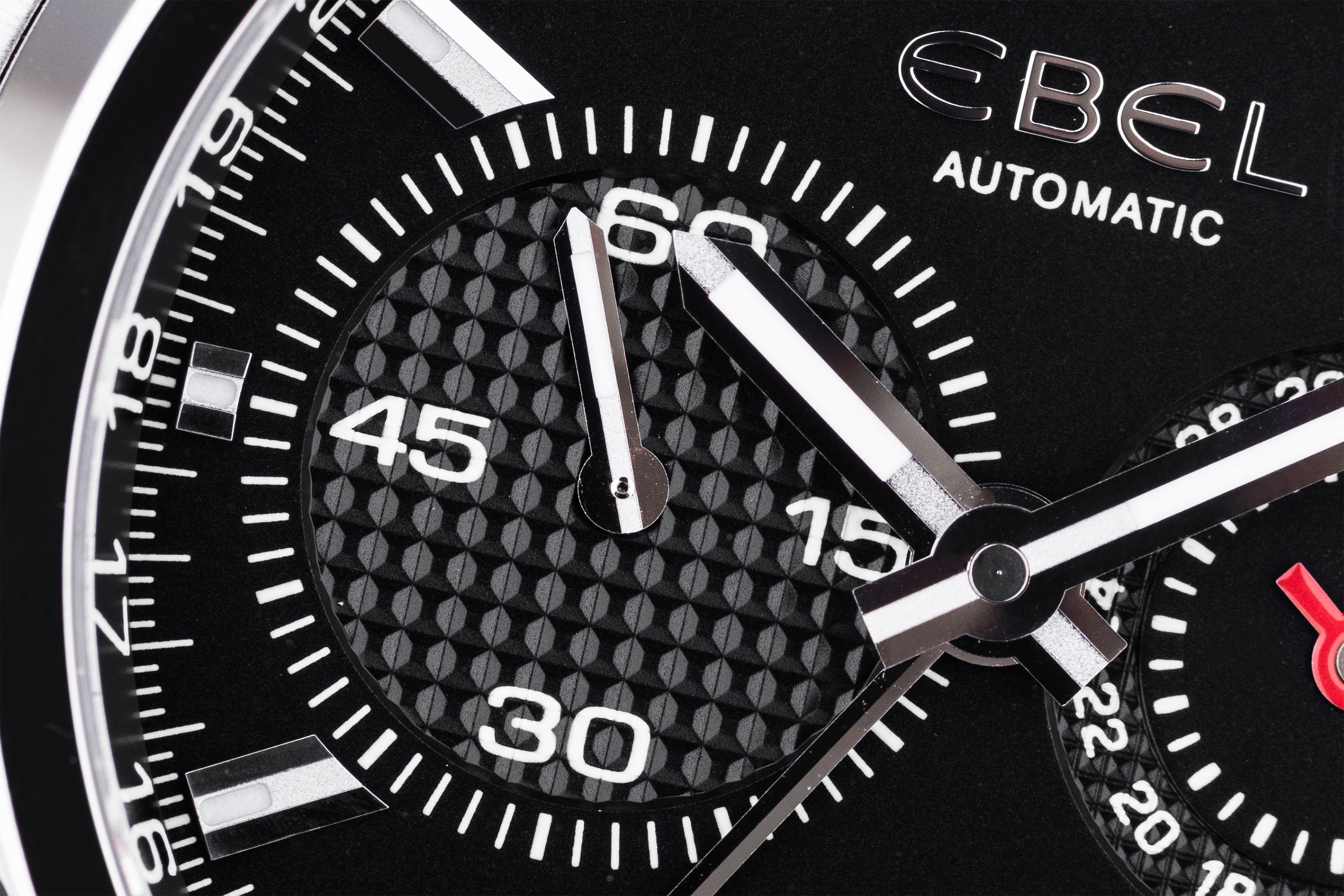 Ebel 1911 BTR | REF. E 9240L70 | Black Dial | Date & GMT Display | Stainless Steel | 45mm
