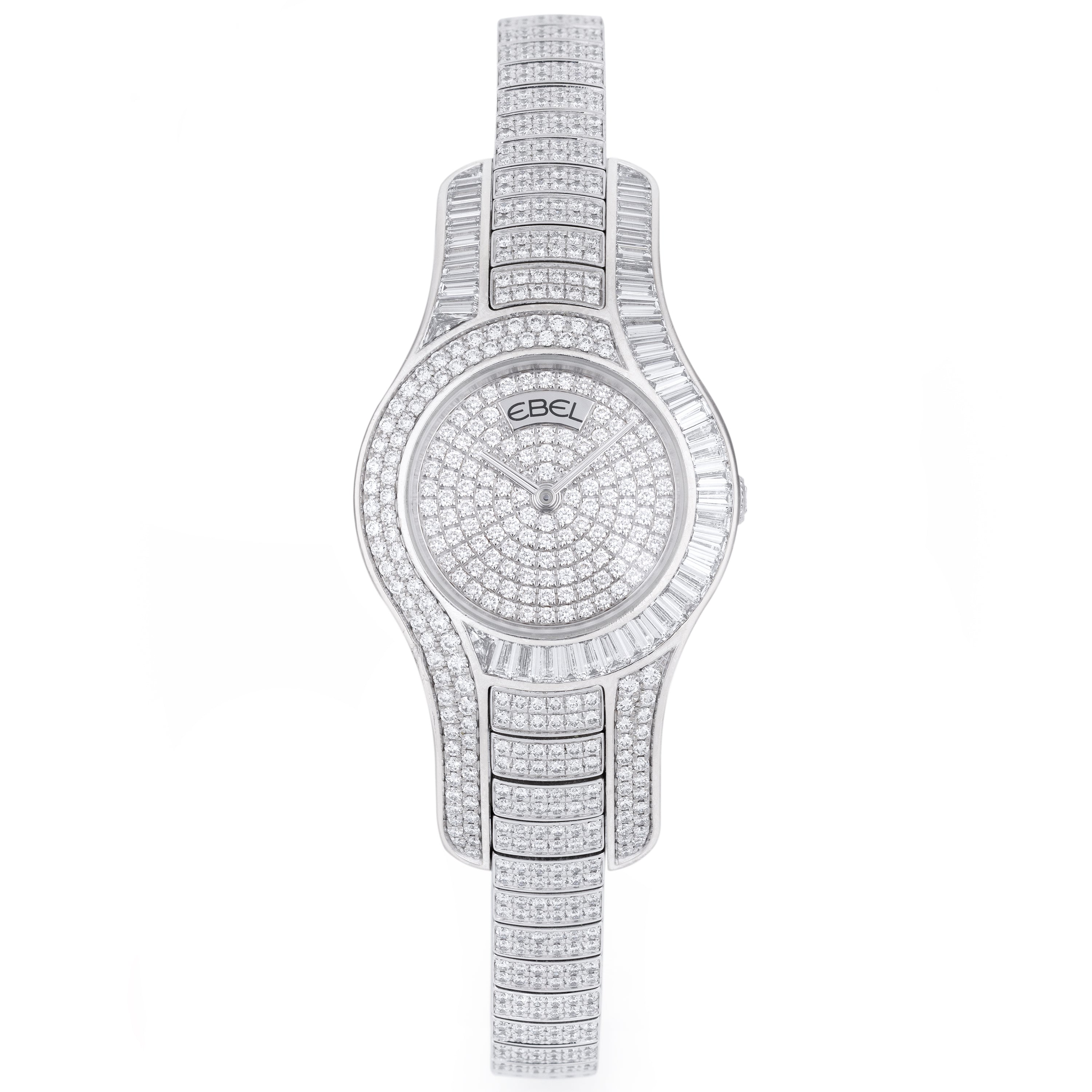 Ebel Ladies Diamond Wristwatch | 18k White Gold | REF.  E3157H26-600 | Pave Diamond | Limited 50 Pieces