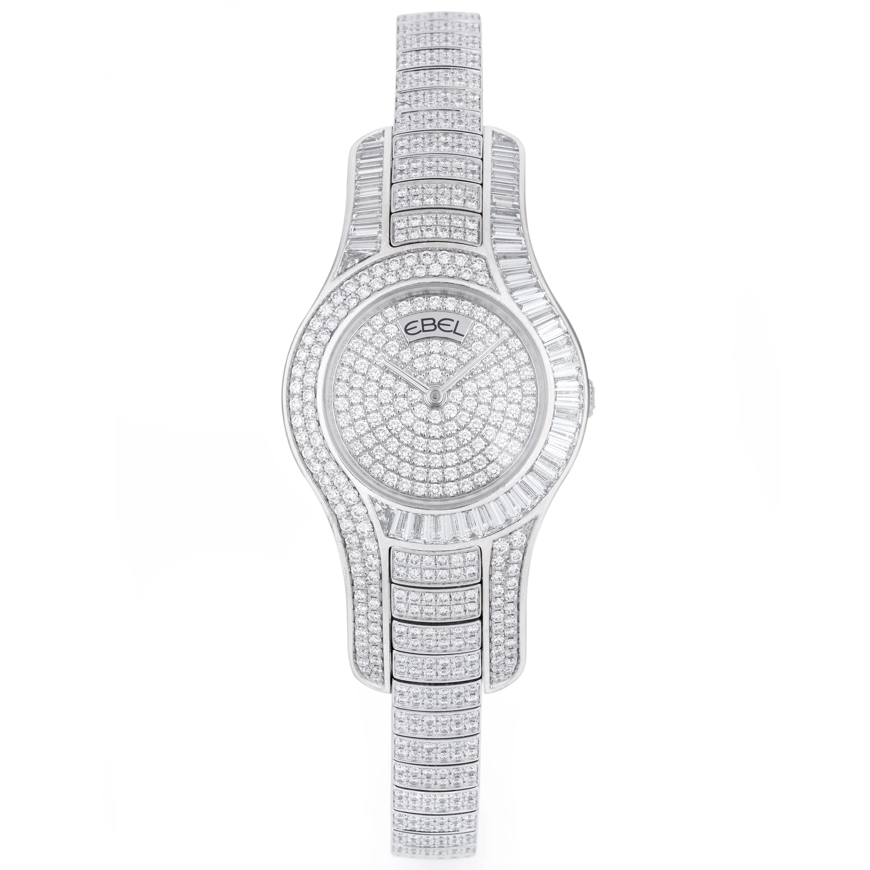 Ebel Ladies Diamond Wristwatch | 18k White Gold | REF. E3157H26-600 | Pave Diamond | Limited 50 Pieces