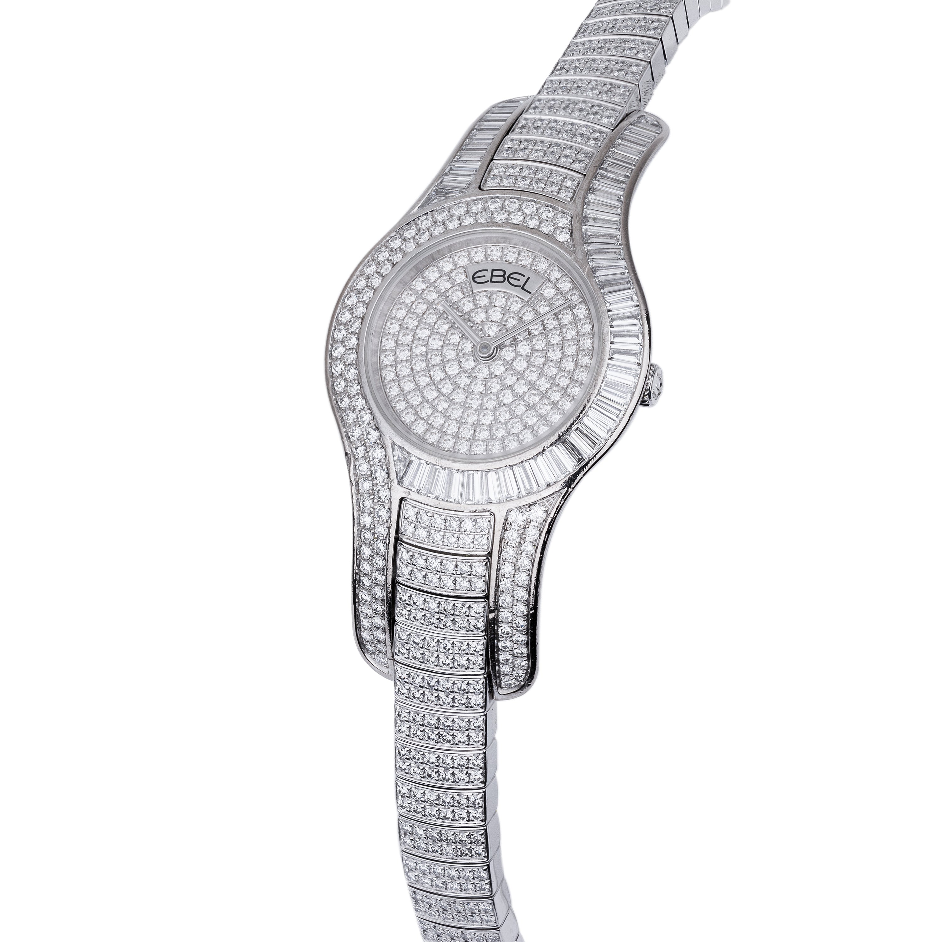 Ebel Ladies Diamond Wristwatch | 18k White Gold | REF. E3157H26-600 | Pave Diamond | Limited 50 Pieces