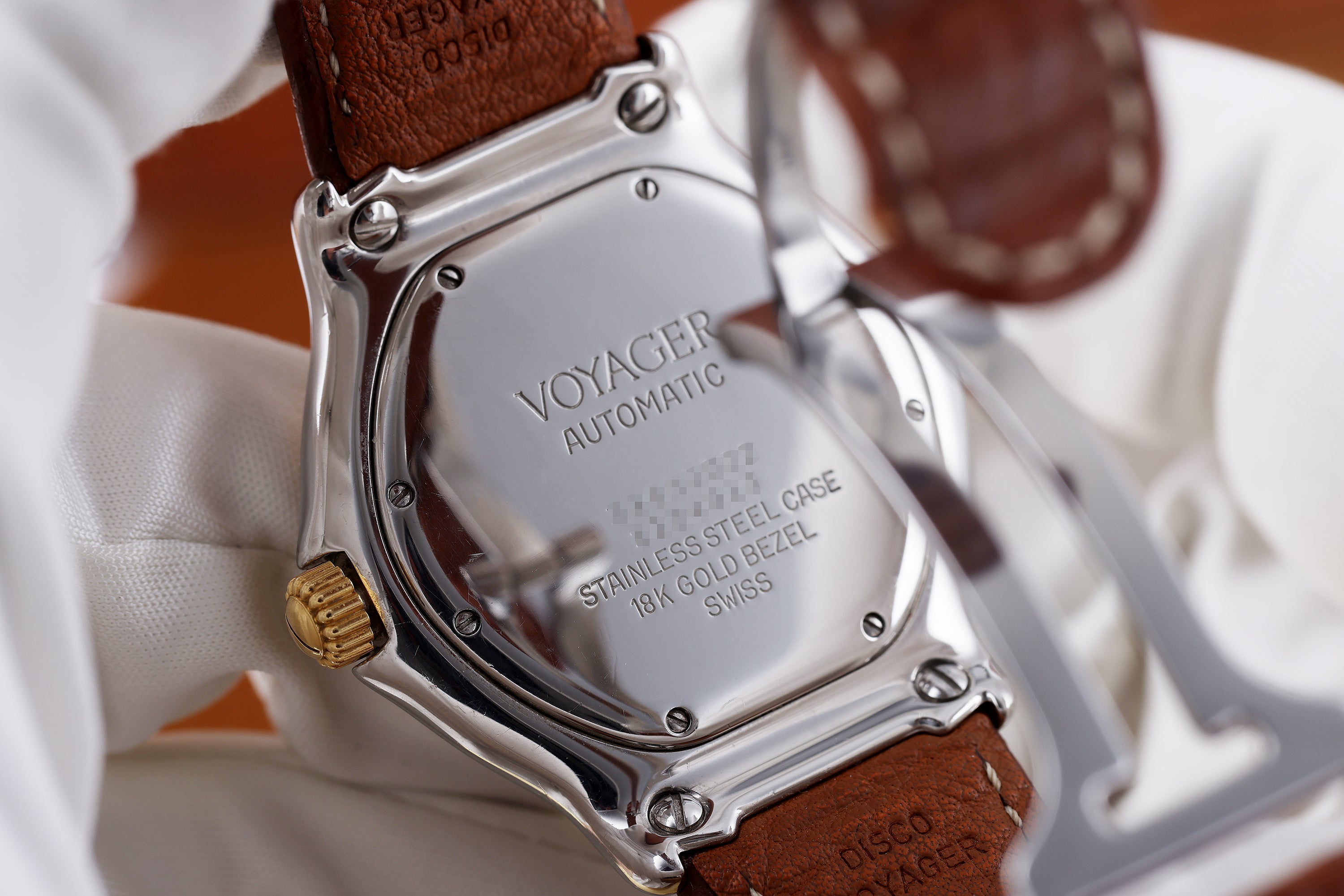 Ebel Voyager | REF. 1124913 | Black Dial | Automatic | 38mm | Stainless Steel & 18k Yellow Gold | 1990's