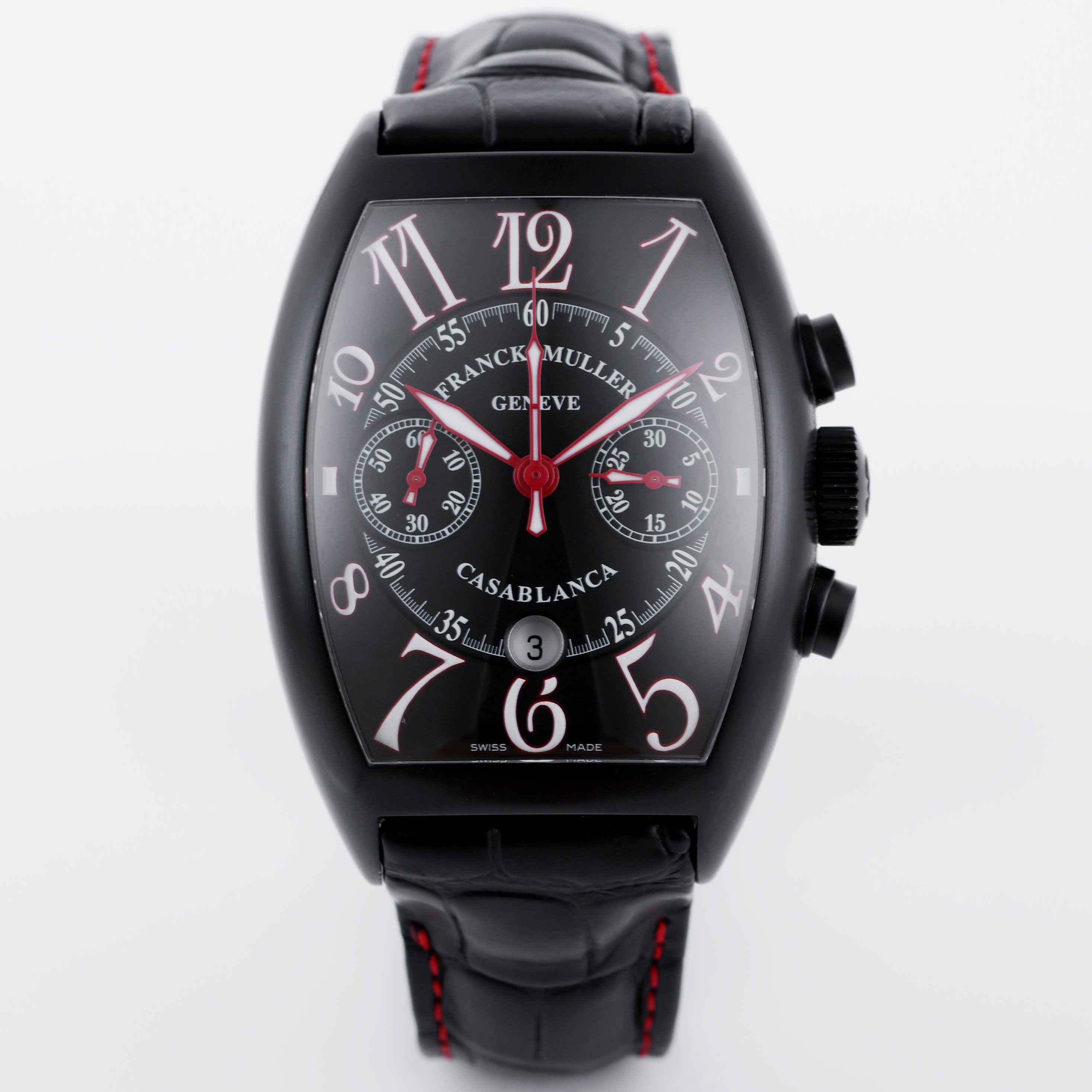 Franck Muller Casablanca | REF. 8885 C CC DT NR | Black Dial | Stainless Steel PVD Coated
