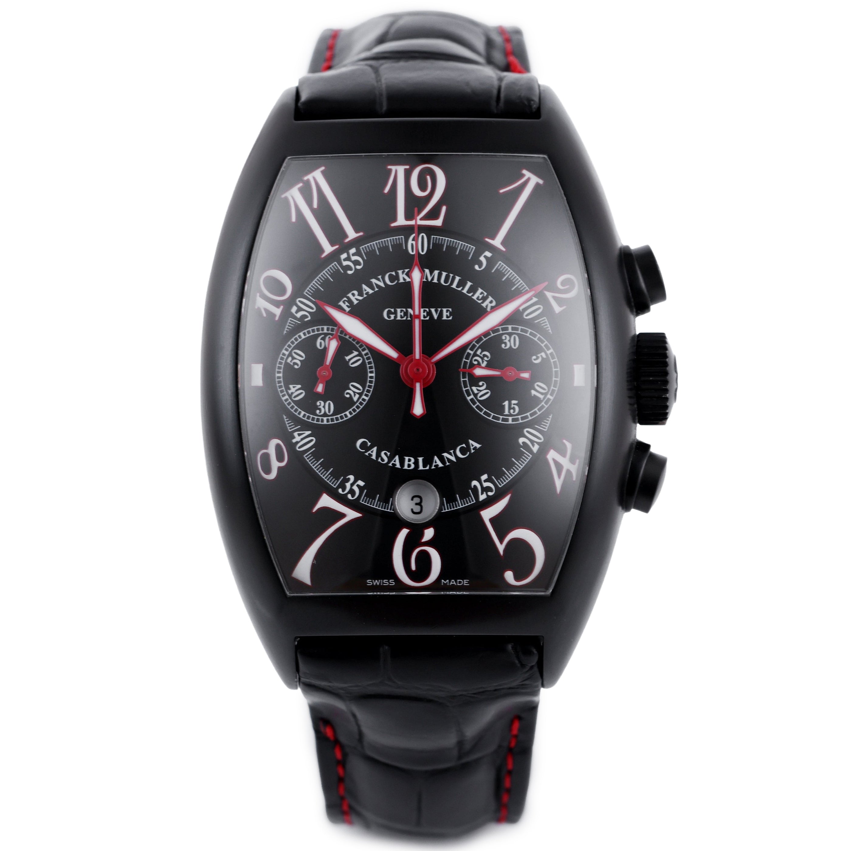 Franck Muller Casablanca | REF. 8885 C CC DT NR | Black Dial | Stainless Steel PVD Coated