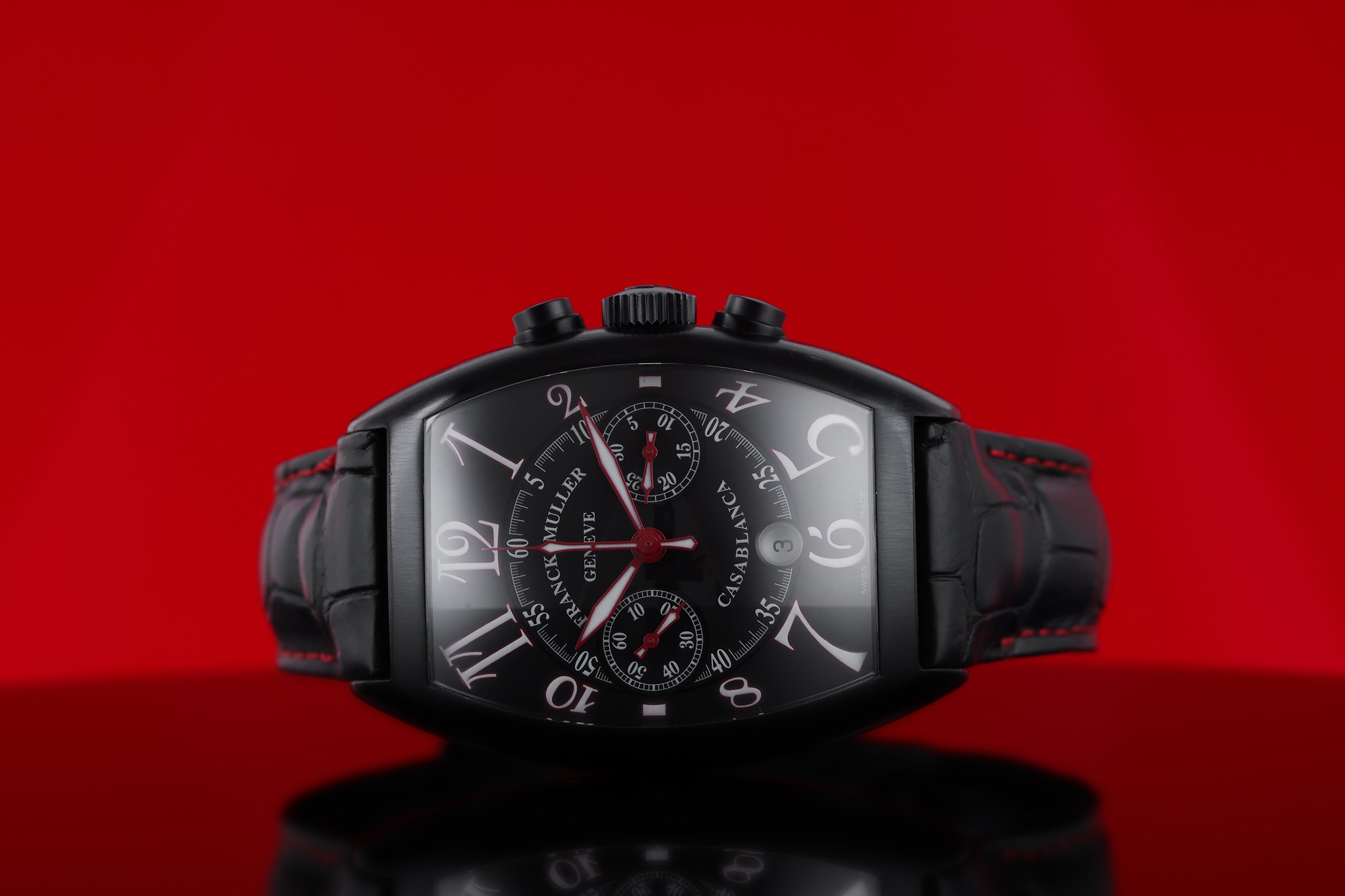 Franck Muller Casablanca | REF. 8885 C CC DT NR | Black Dial | Stainless Steel PVD Coated