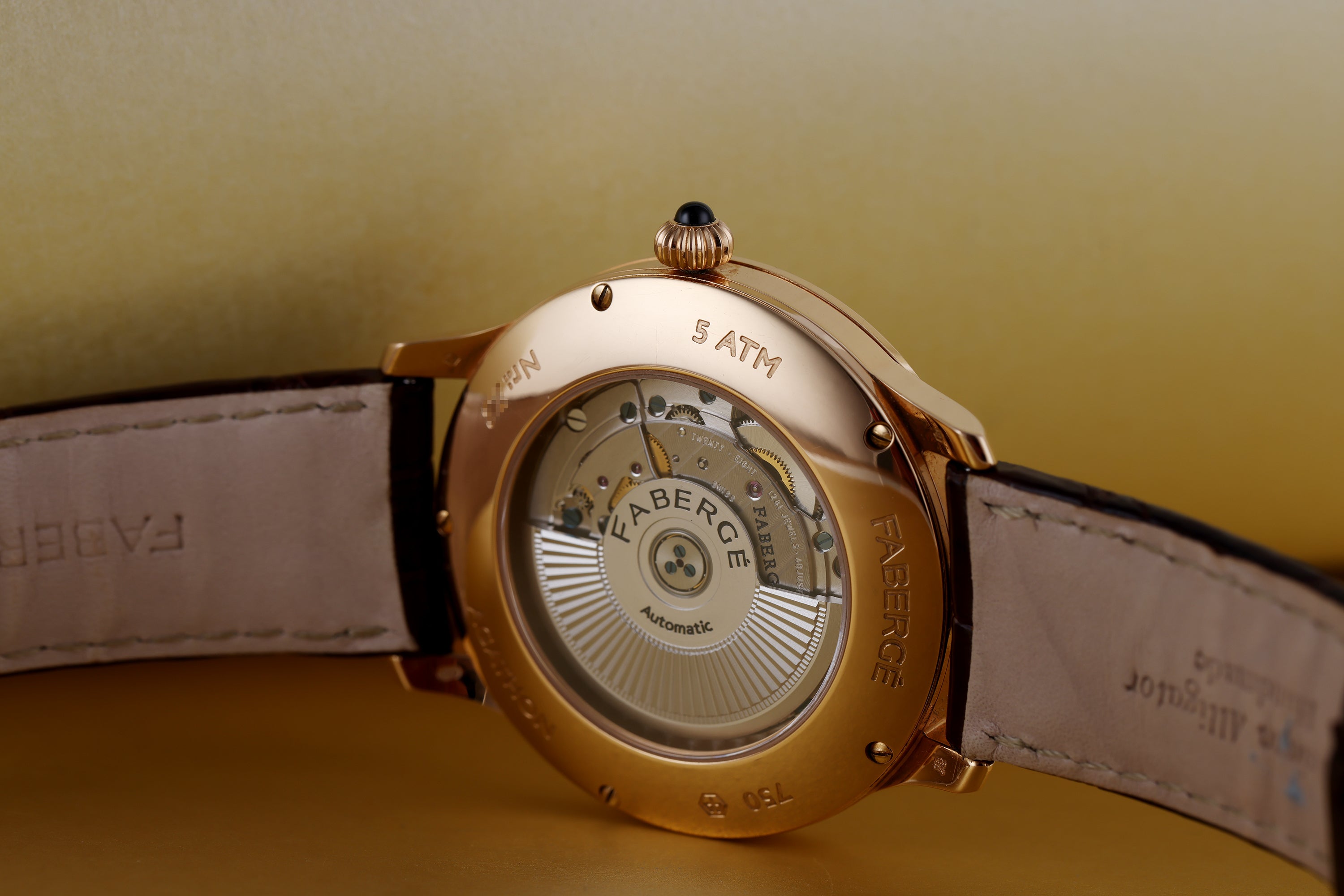 Fabergé Agathon | Silvered Dial | Date Display | 18k Rose Gold | Box
