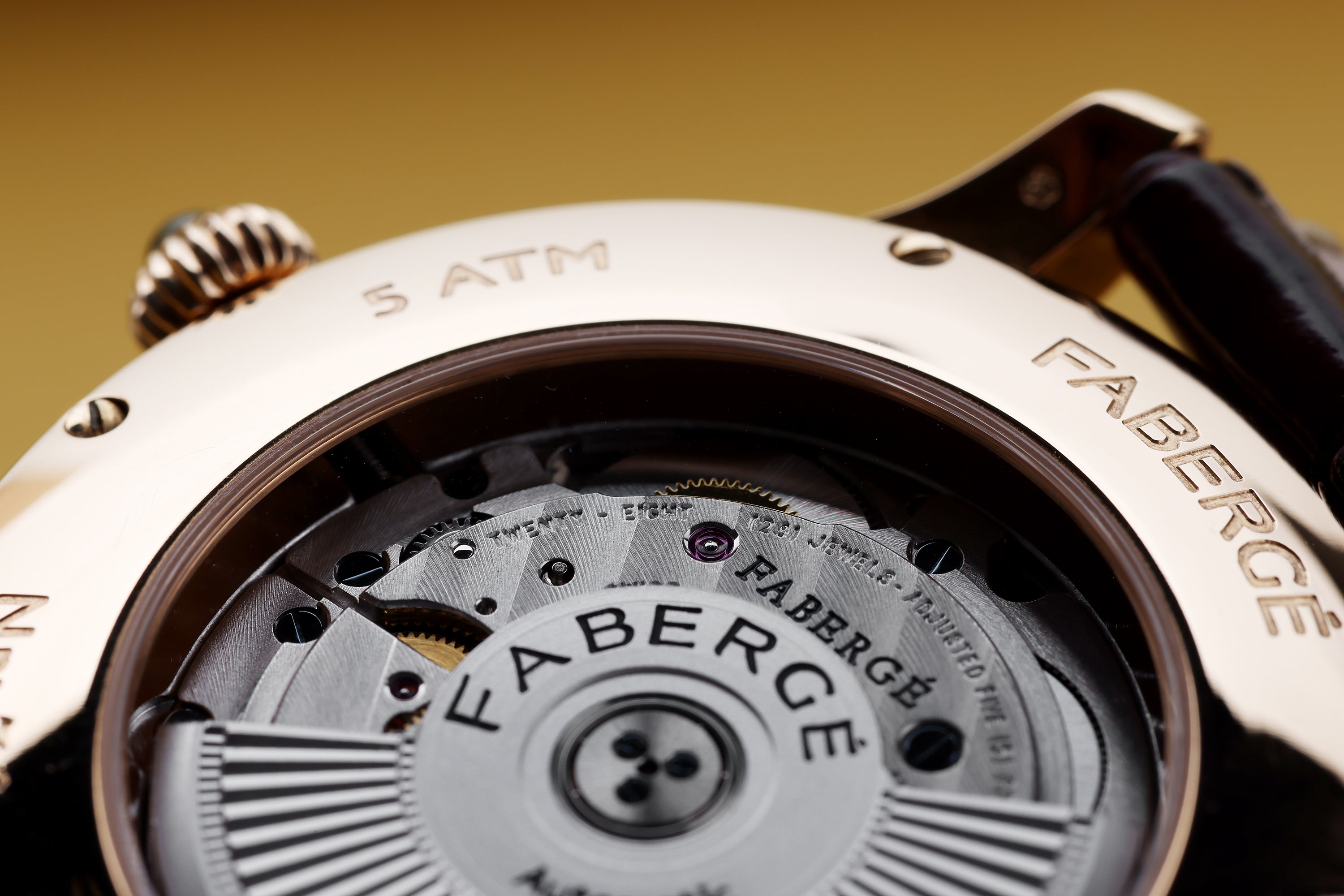 Fabergé Agathon | Silvered Dial | Date Display | 18k Rose Gold | Box