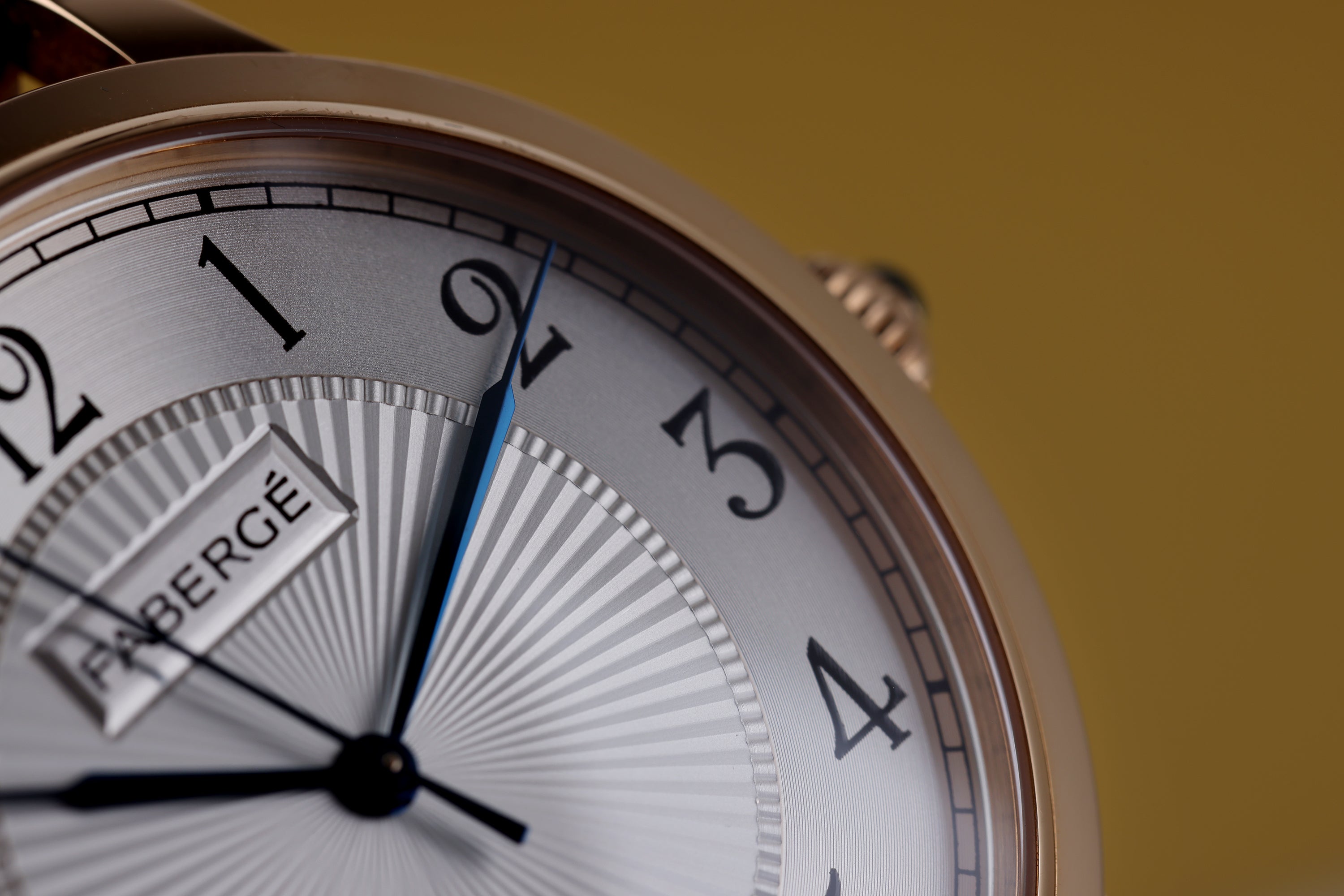 Fabergé Agathon | Silvered Dial | Date Display | 18k Rose Gold | Box