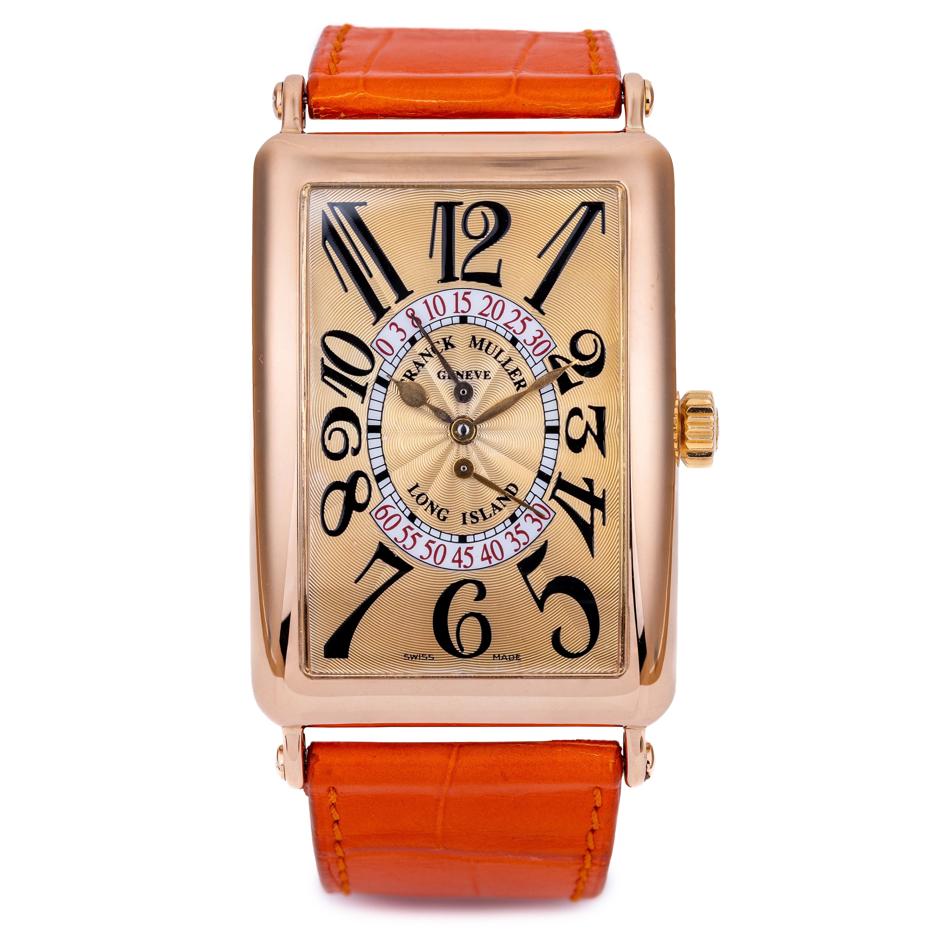 Franck Muller Long Island | REF. 1100 DS R | 18k Rose Gold | Champagne Gold Dial