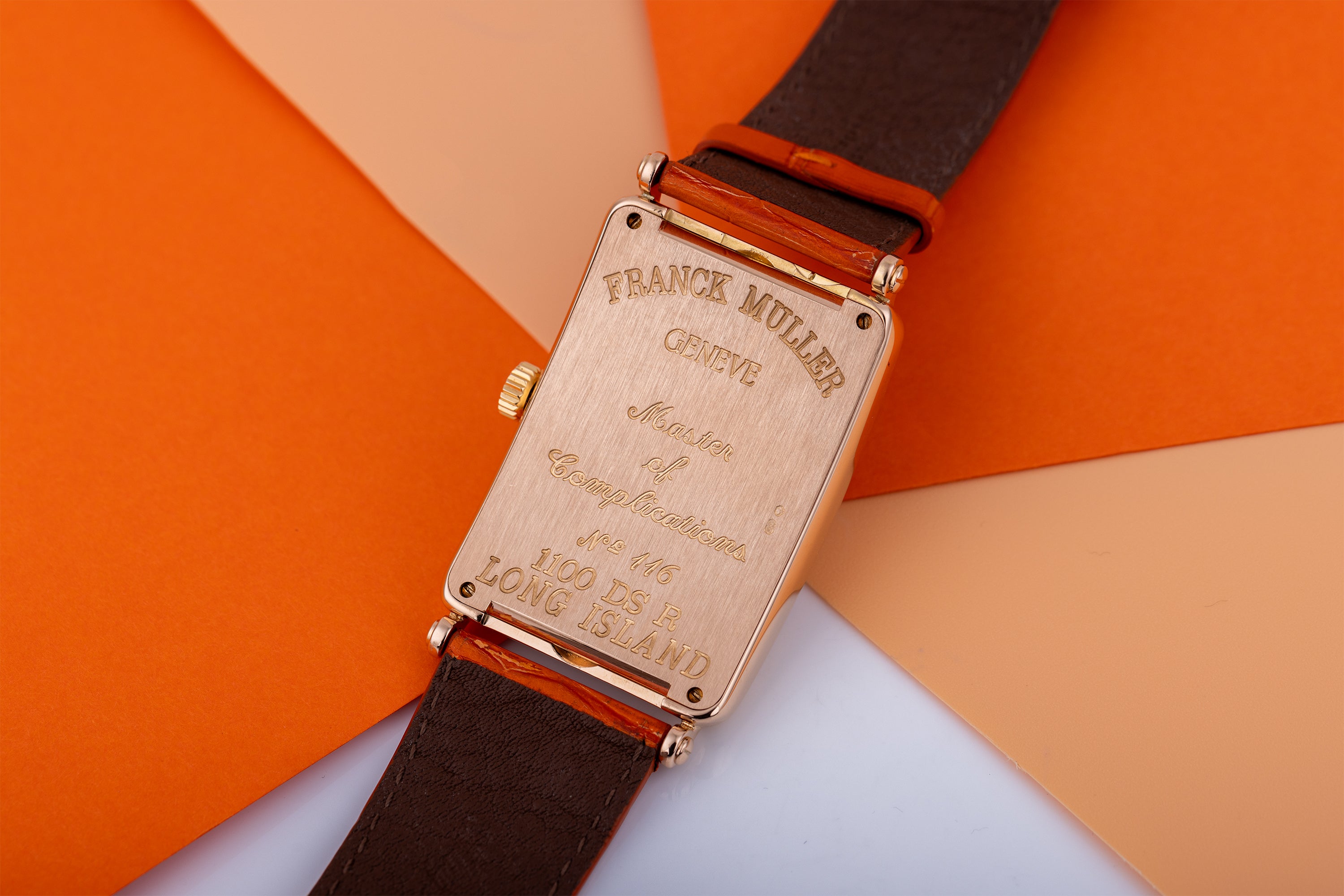 Franck Muller Long Island | REF. 1100 DS R | 18k Rose Gold | Champagne Gold Dial