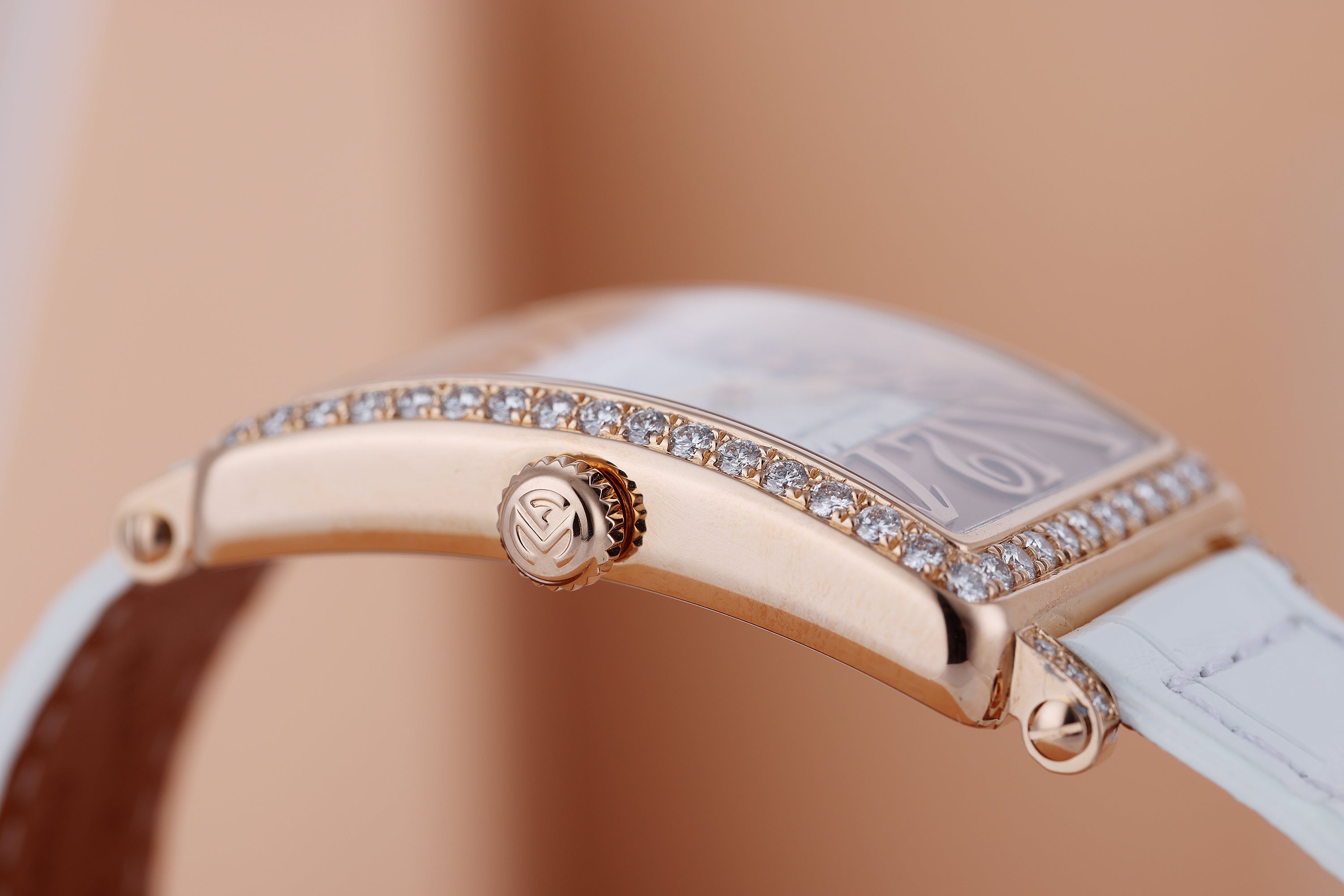 Unworn Franck Muller Long Island | REF. 952 QZ REL DECO D 1R | Diamond Bezel | 18k Rose Gold | 26mm | Quartz | 2010's | Box