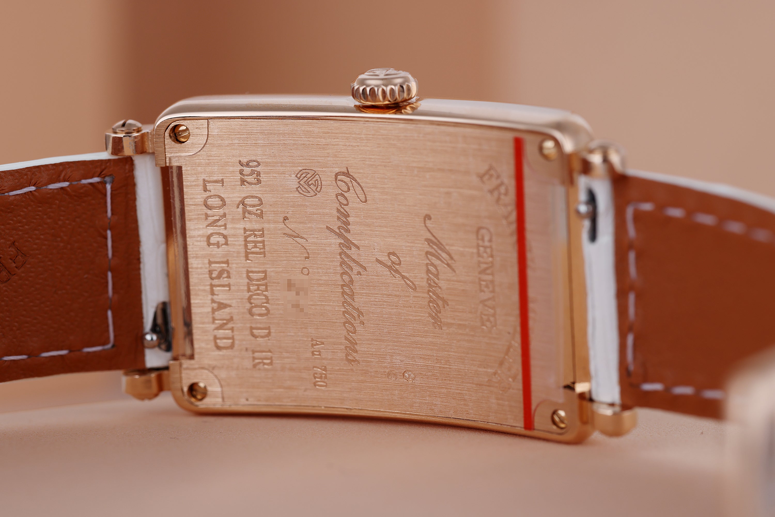 Unworn Franck Muller Long Island | REF. 952 QZ REL DECO D 1R | Diamond Bezel | 18k Rose Gold | 26mm | Quartz | 2010's | Box