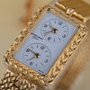 Unworn Gerald Genta Dual Time Wristwatch | REF. G 2782.7 | 18k Yellow Gold | Engraved Bezel & Case Sides | Circa 1990's