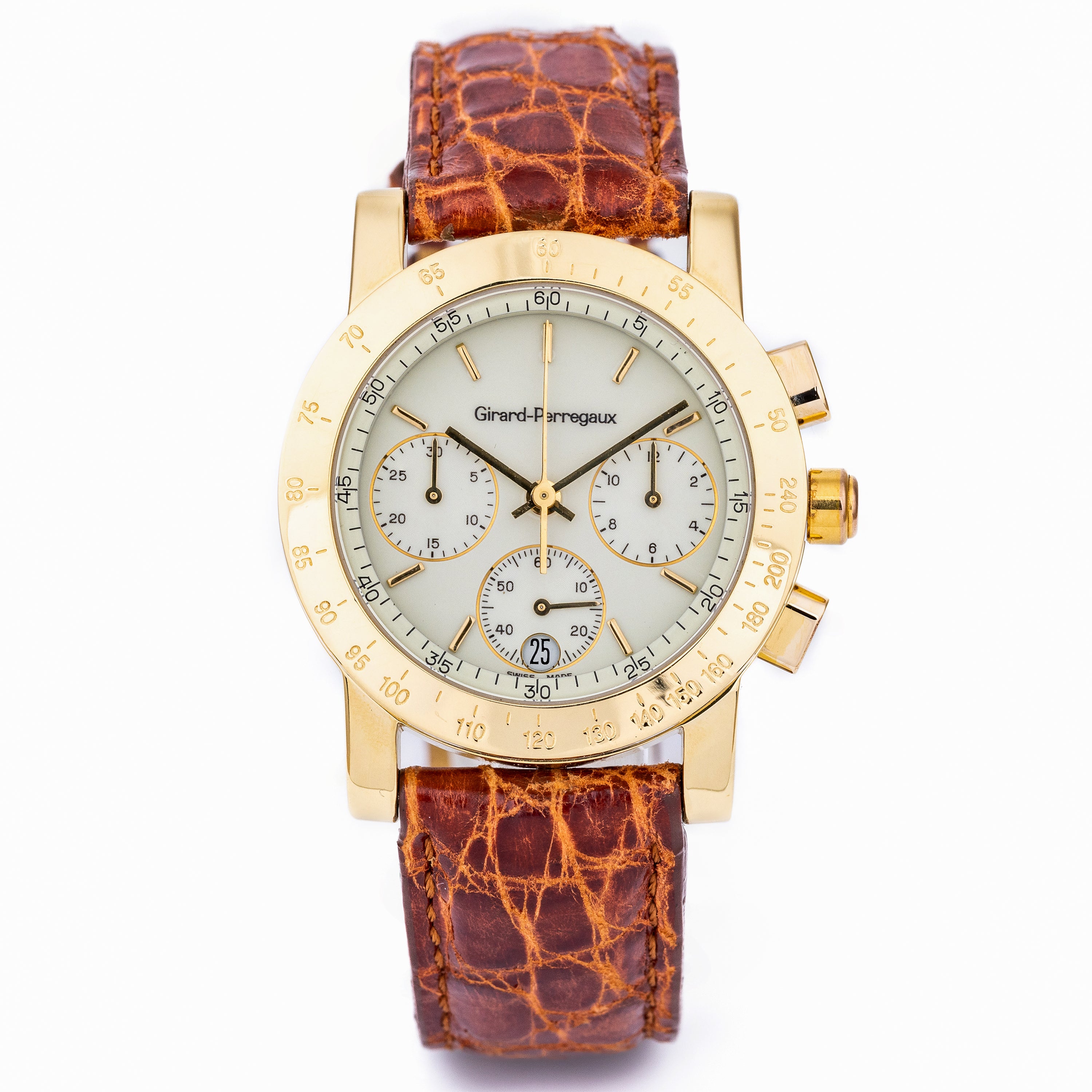 Girard-Perregaux Chronograph | REF. 7700 | 18k Yellow Gold | 34mm | 2000's