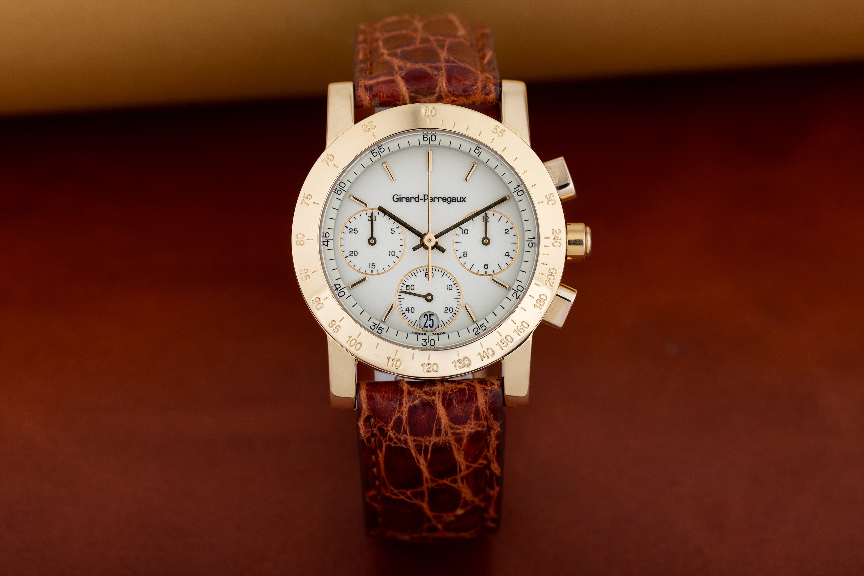 Girard-Perregaux Chronograph | REF. 7700 | 18k Yellow Gold | 34mm | 2000's