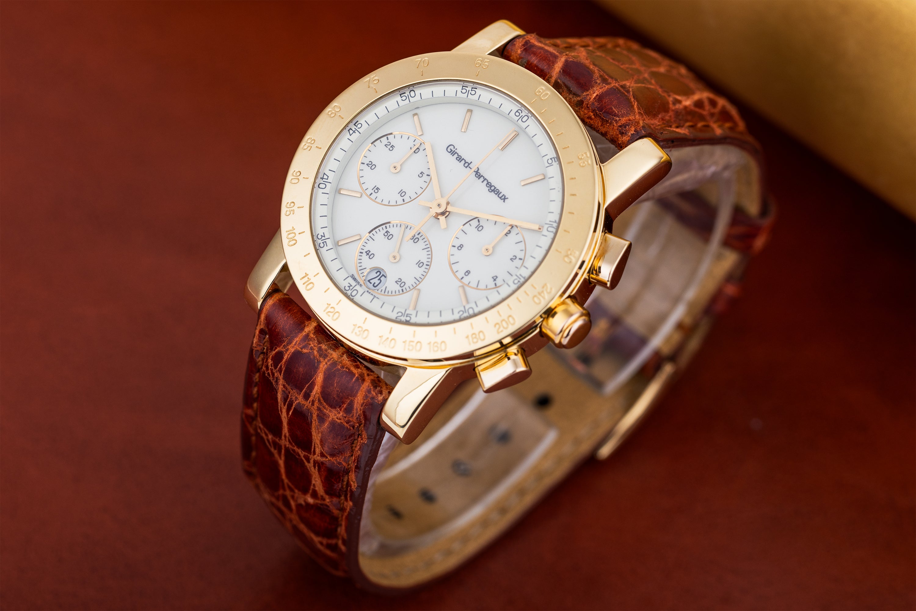 Girard-Perregaux Chronograph | REF. 7700 | 18k Yellow Gold | 34mm | 2000's