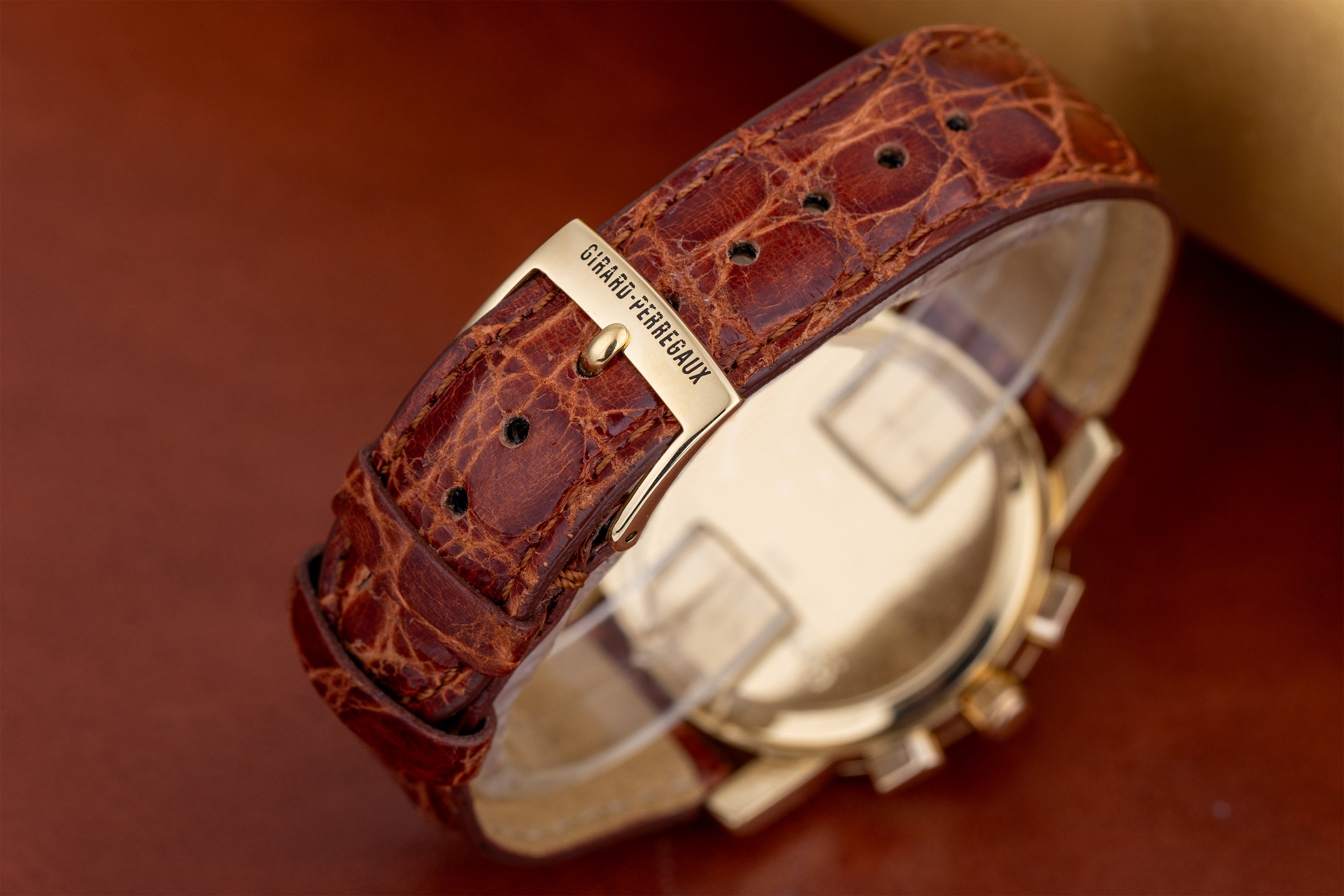 Girard-Perregaux Chronograph | REF. 7700 | 18k Yellow Gold | 34mm | 2000's