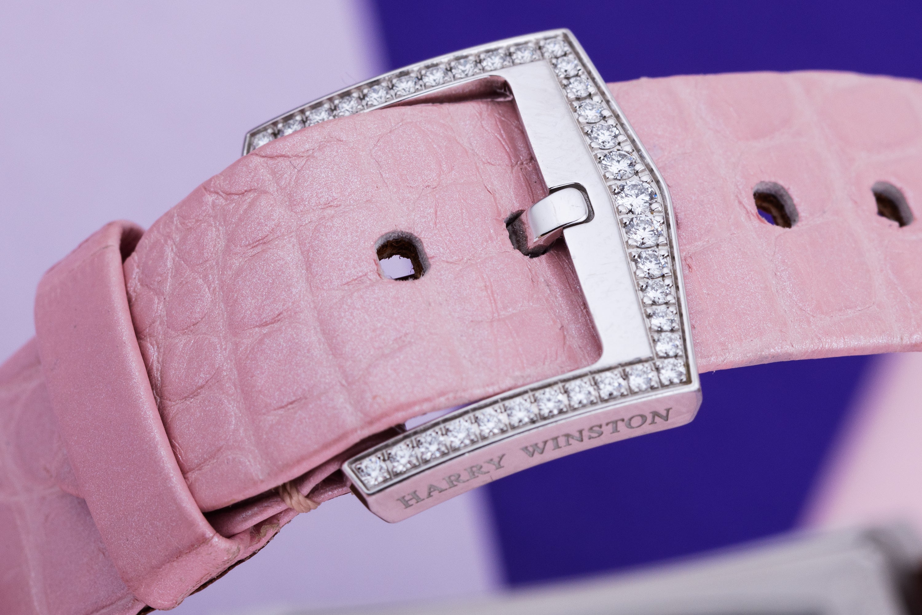 Harry Winston Avenue C | REF. 330/UMW | Mother of Pearl dial | Diamond Bezel & Centre Rings | 18k White Gold | Box & Papers