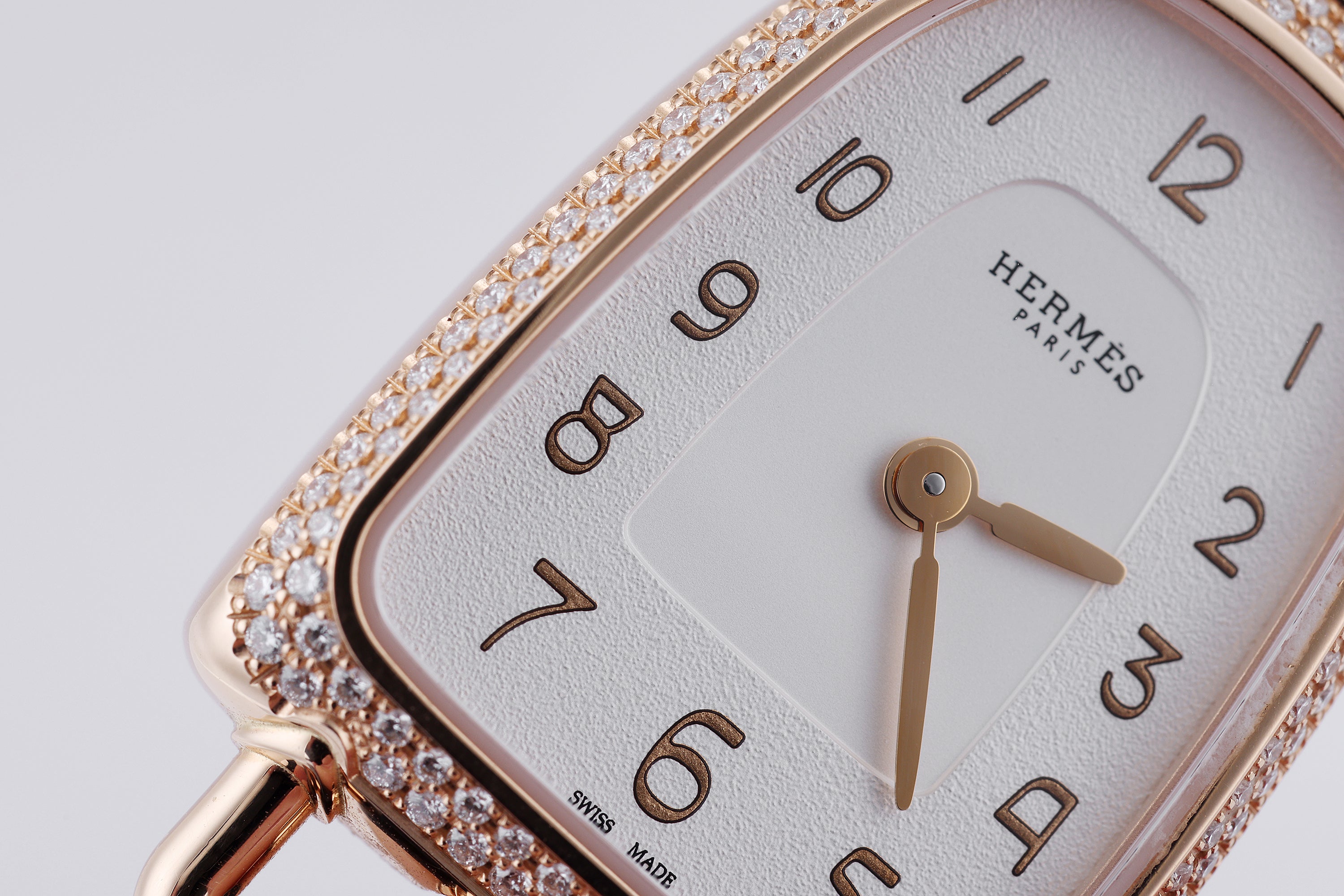 Hermes Ladies Watch | Galop d'Hermès | REF. GA1.171 | 18k Rose Gold | Diamond Bezel | Box & Papers | 2023