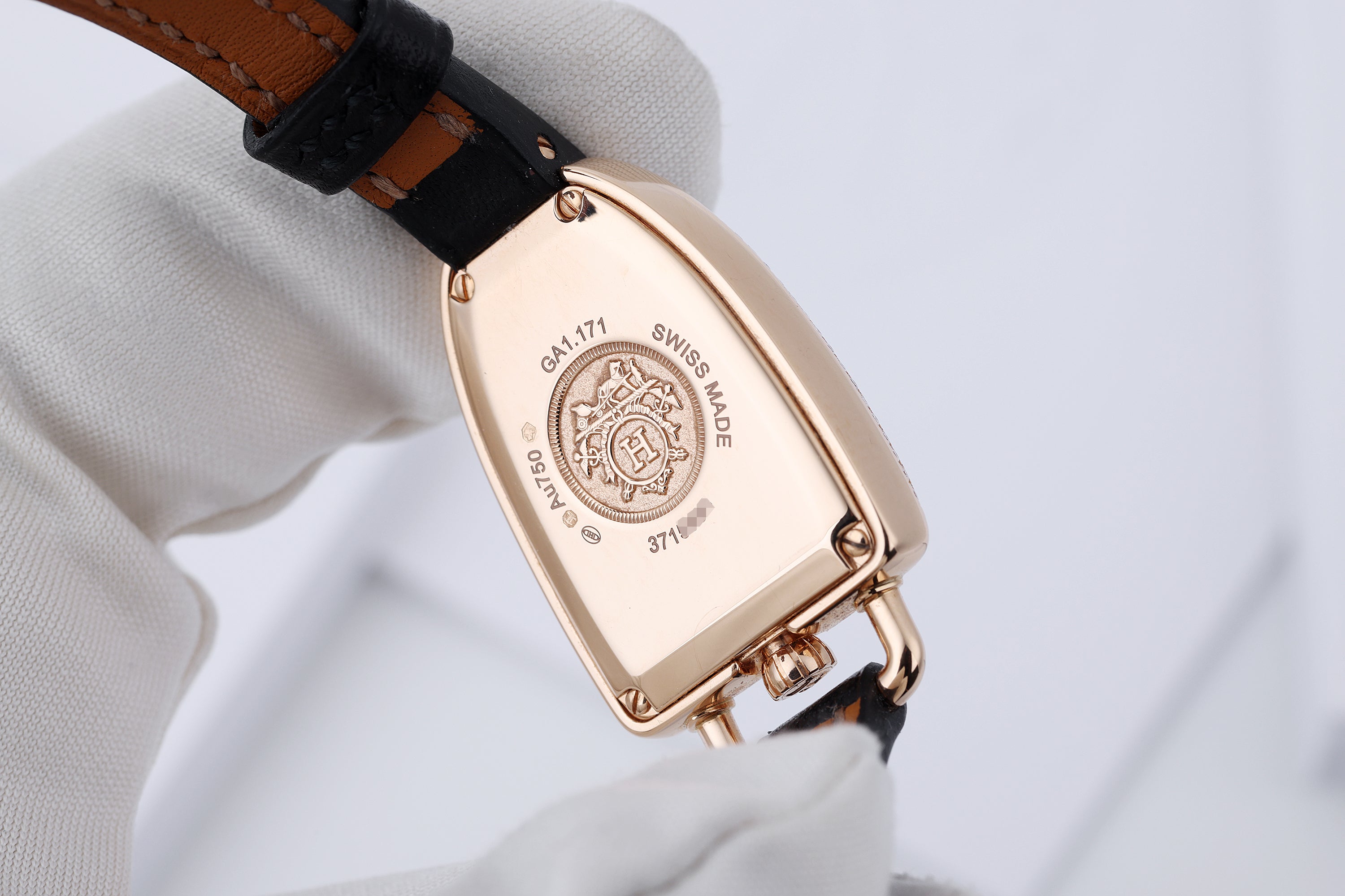 Hermes Ladies Watch | Galop d'Hermès | REF. GA1.171 | 18k Rose Gold | Diamond Bezel | Box & Papers | 2023