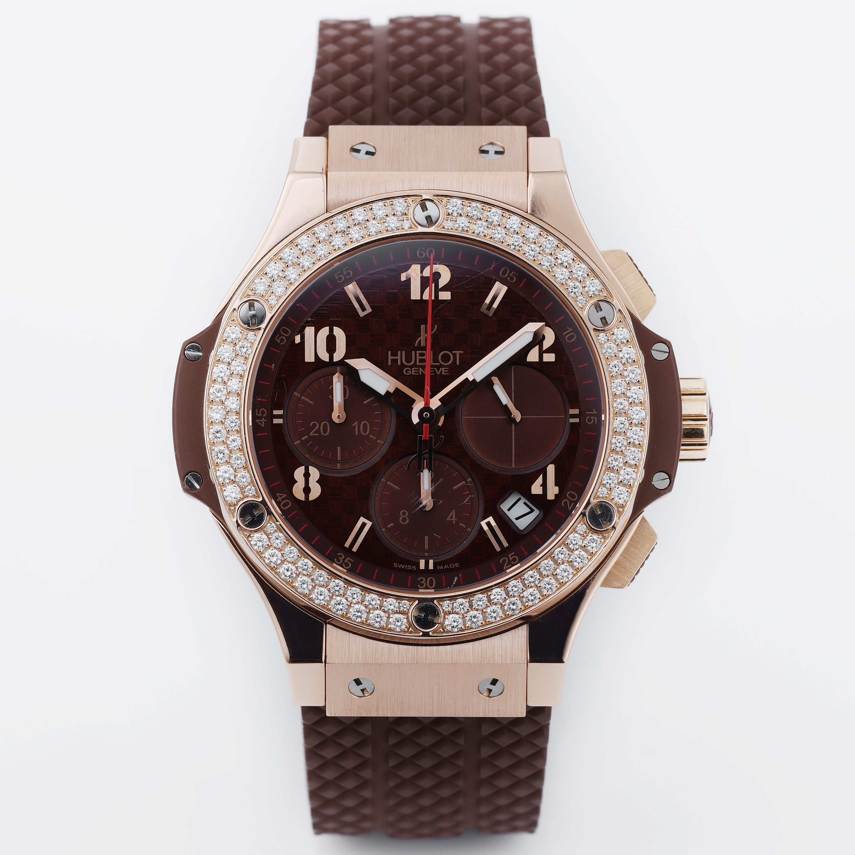 Hublot Big Bang Cappuccino Chronograph 41mm | REF. 341.PC.1007.RX | Chocolate Brown Dial | 18k Rose Gold & Titanium