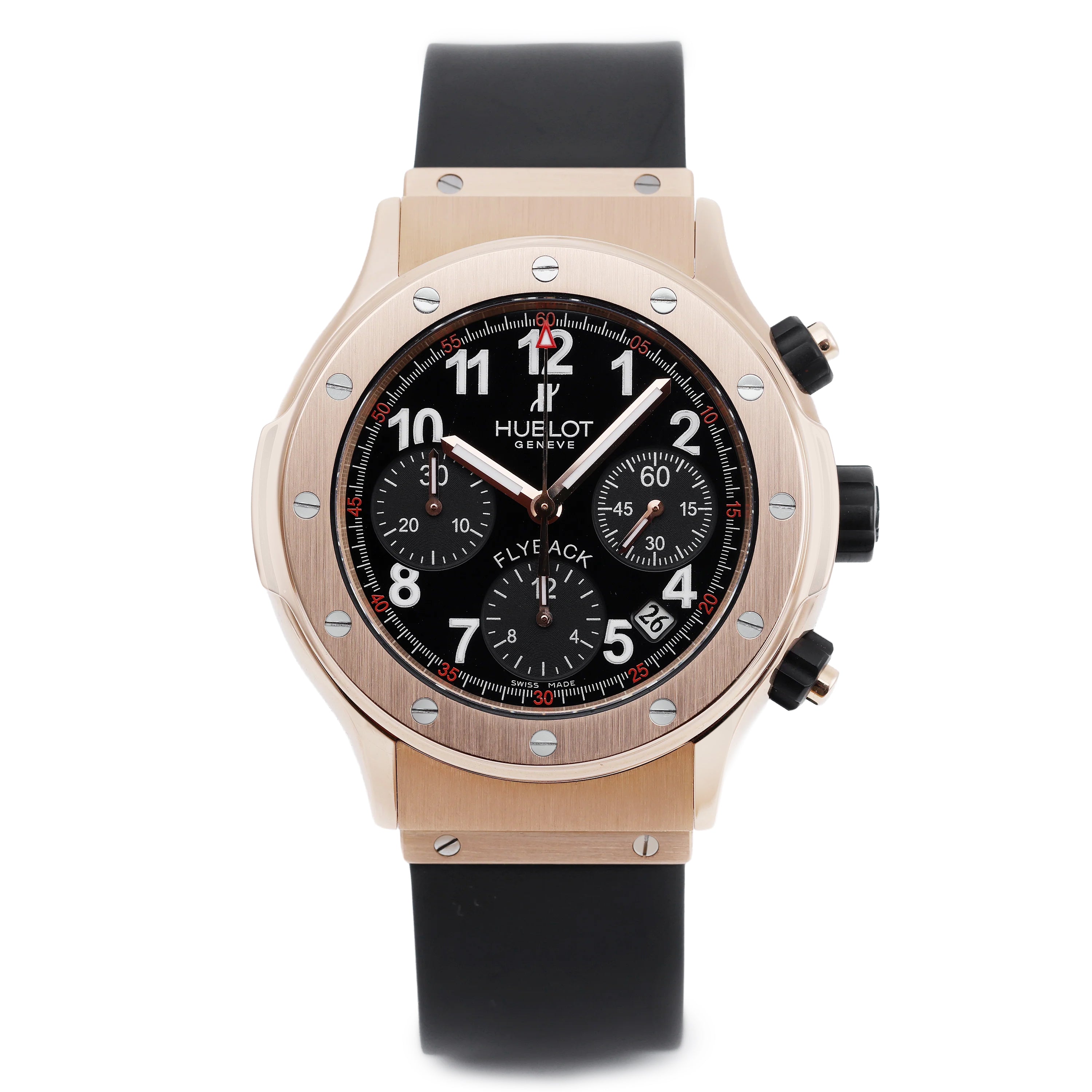 Hublot Super B Flyback Chronograph | REF. 1926.8 | Black Dial | 18k Rose Gold | 42mm