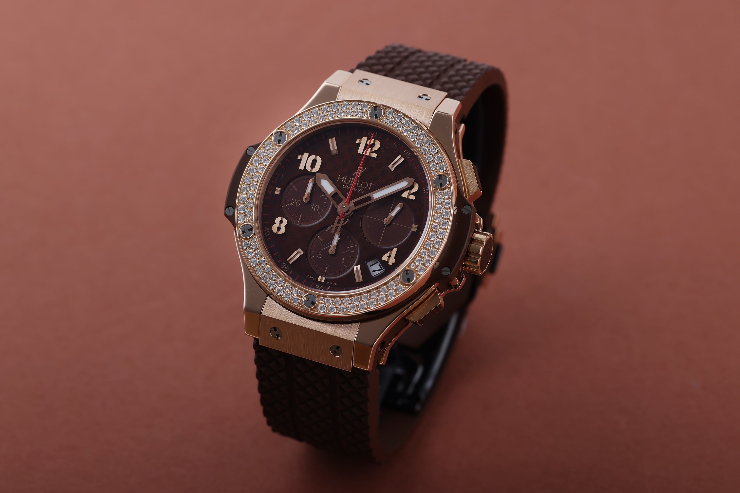 Hublot Big Bang Cappuccino Chronograph 41mm | REF. 341.PC.1007.RX | Chocolate Brown Dial | 18k Rose Gold & Titanium