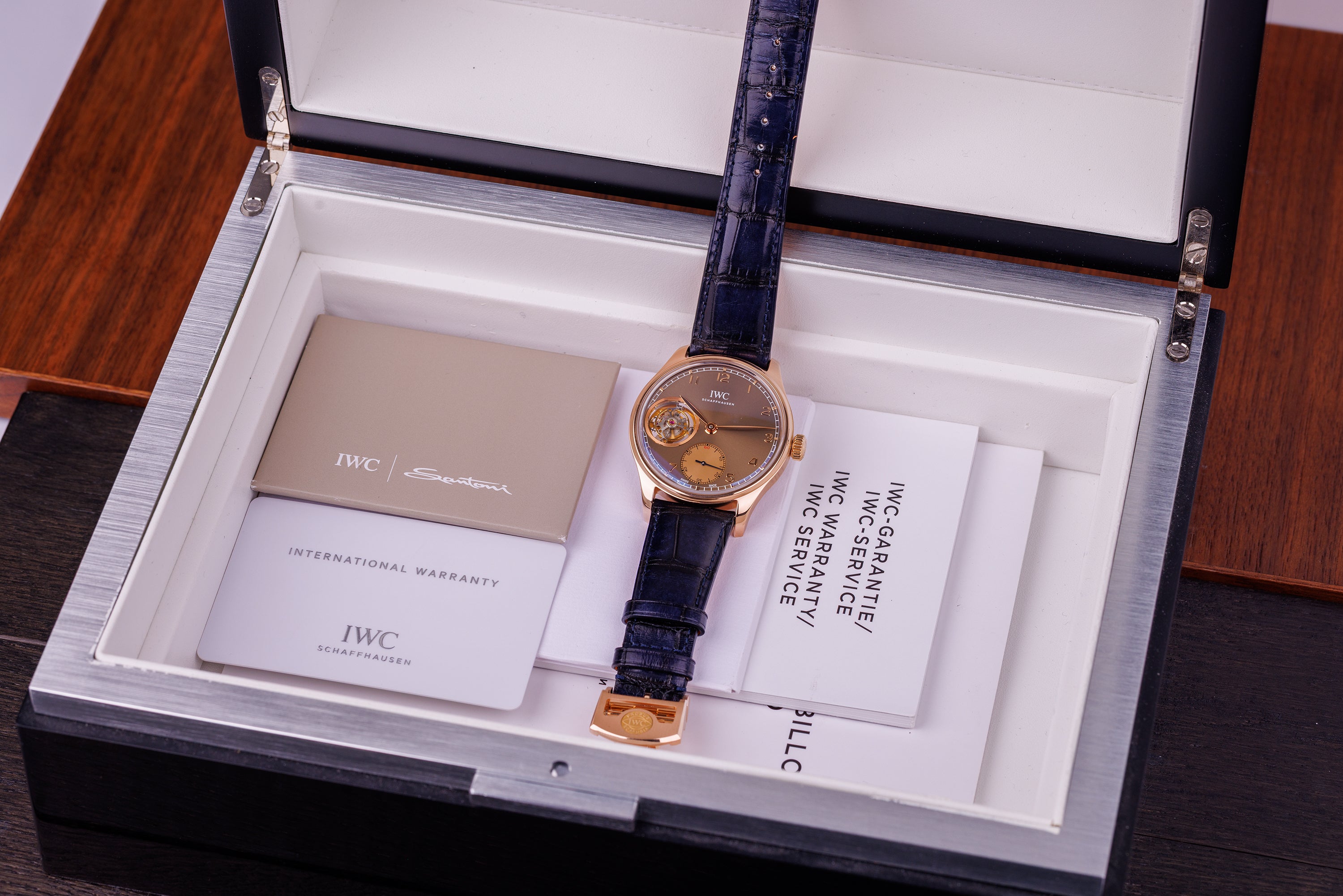 IWC Portugieser Tourbillon “Metropolitan Boutique Edition” | REF. IW546304 | 18k Rose Gold | Hand-Wound | 43mm | Box & Papers | 2014