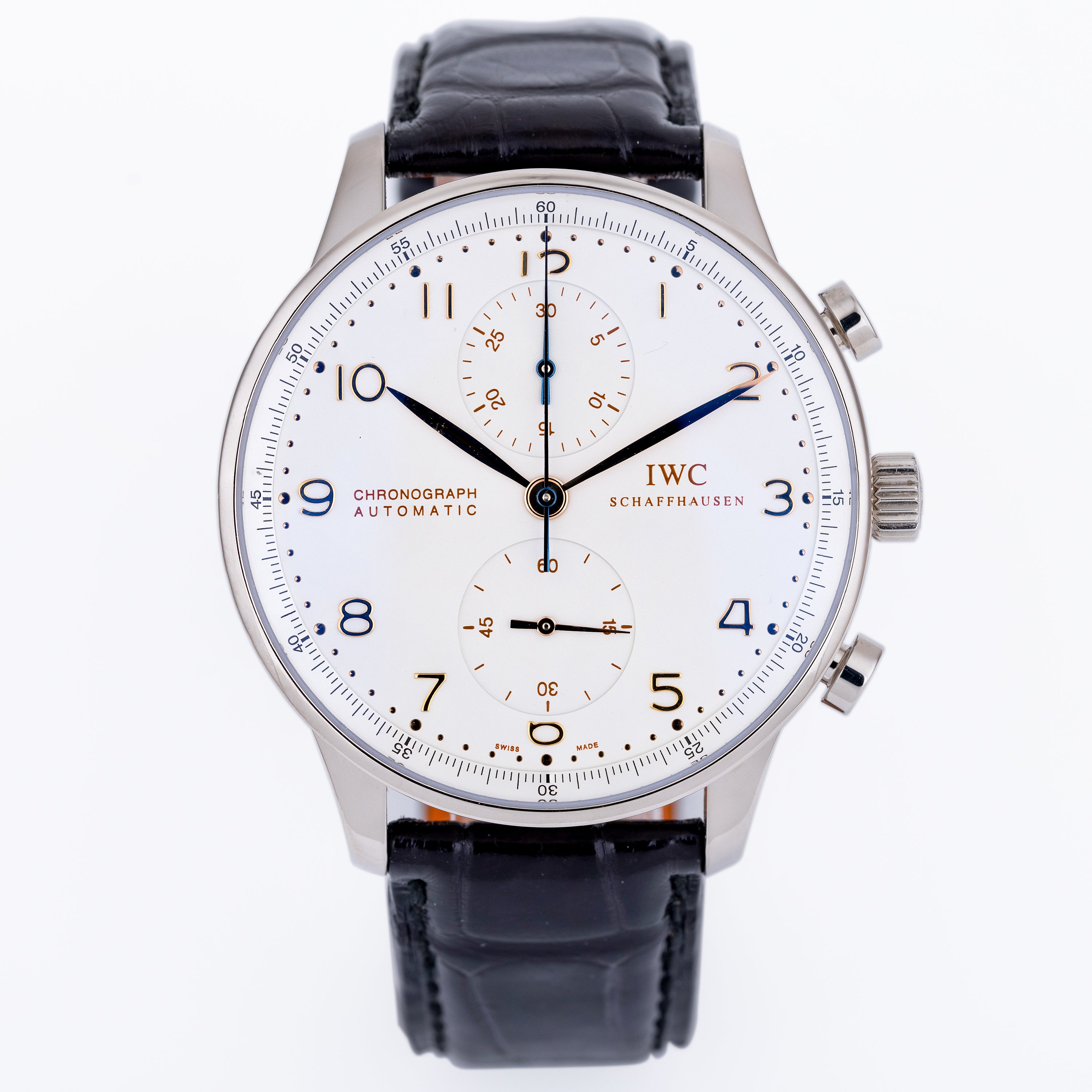 IWC Portugese Chronograph | REF. IW371467 | 18k White Gold | Box & Papers | 41mm | 2008