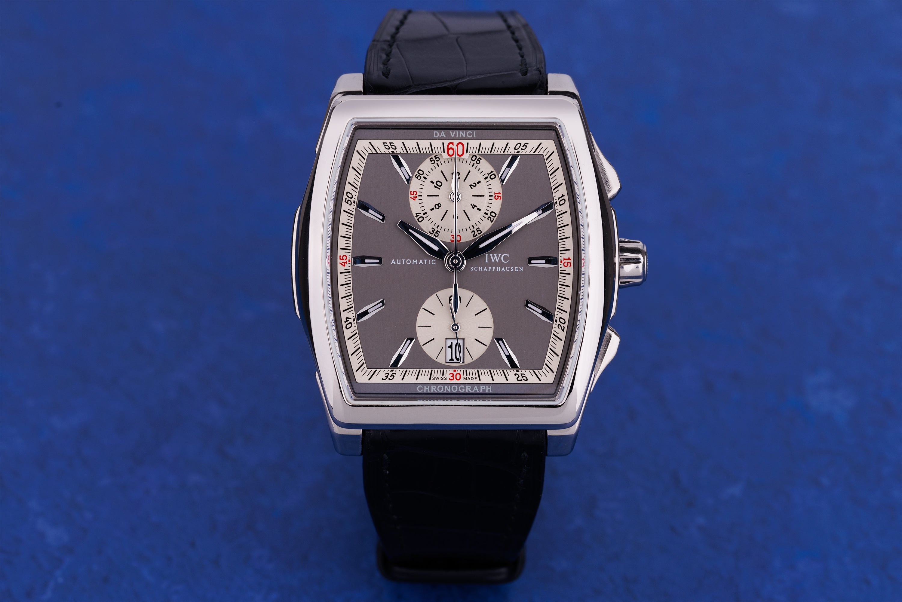 IWC Da Vinci Chronograph FlyBack | REF. IW376401 | 18k White Gold | 43mm | Service Papers (2018) & Pouch | 2010s