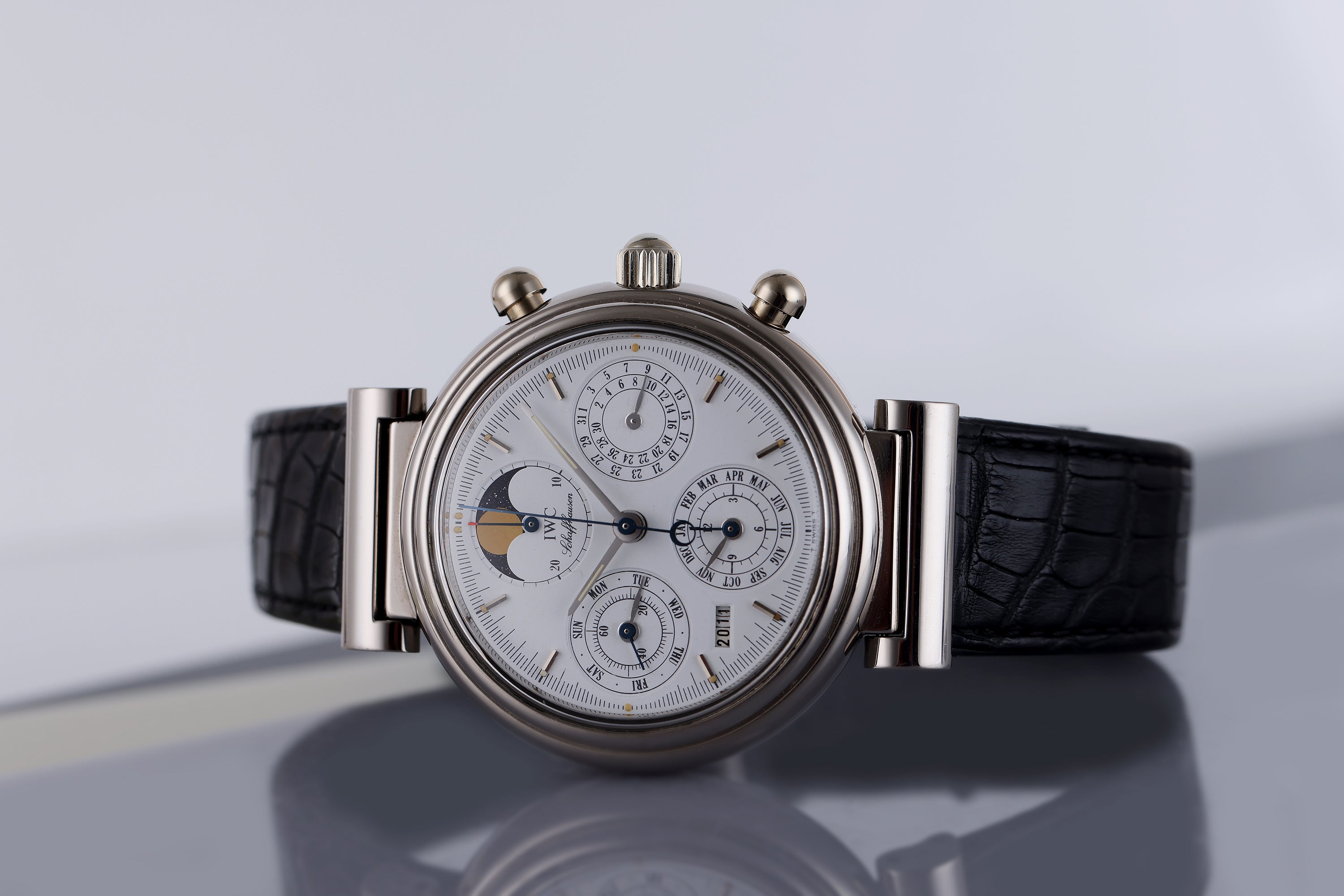 IWC Da Vinci | REF. IW3750 | Perpetual Calender Chronograph | 18k White Gold | Moonphase